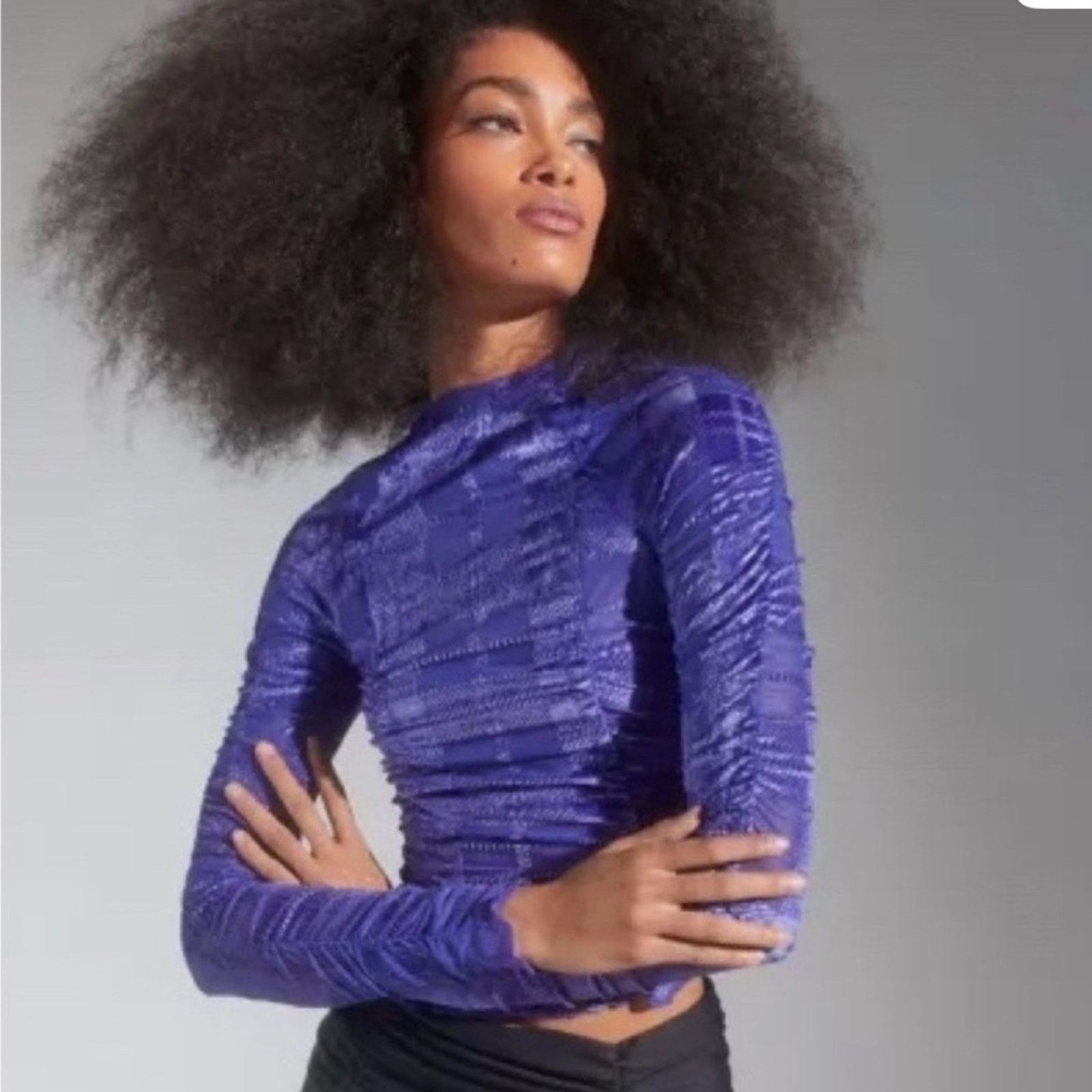 Urban Outfitters New Stylish purple Long Sleeve Women's Top size XS Size XS / US 0-2 / IT 36-38 - 3 Thumbnail