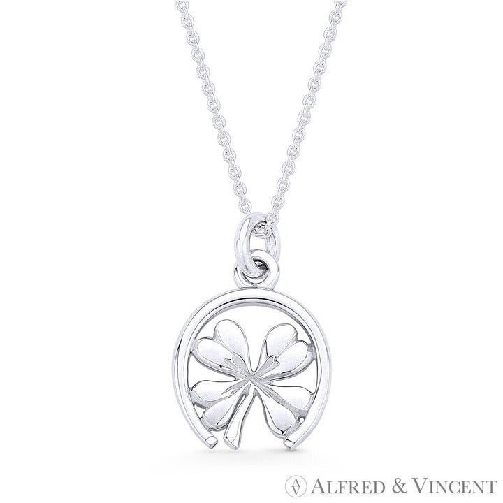 Other 4-Leaf Shamrock Irish Luck Charm 18.5x12.5mm Pendant Size ONE SIZE - 1 Preview