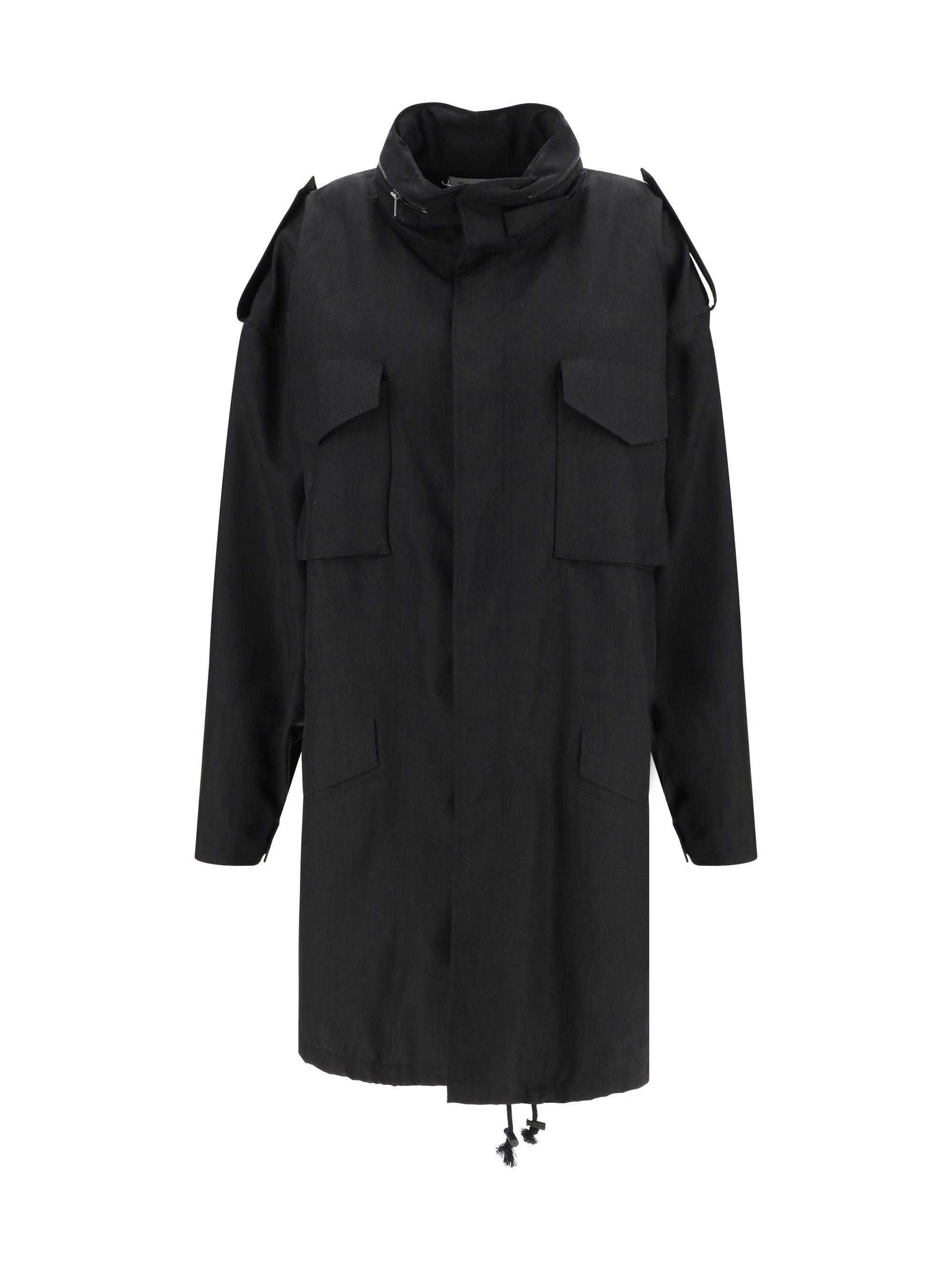 o1y0625 Hooded Jacket in Black