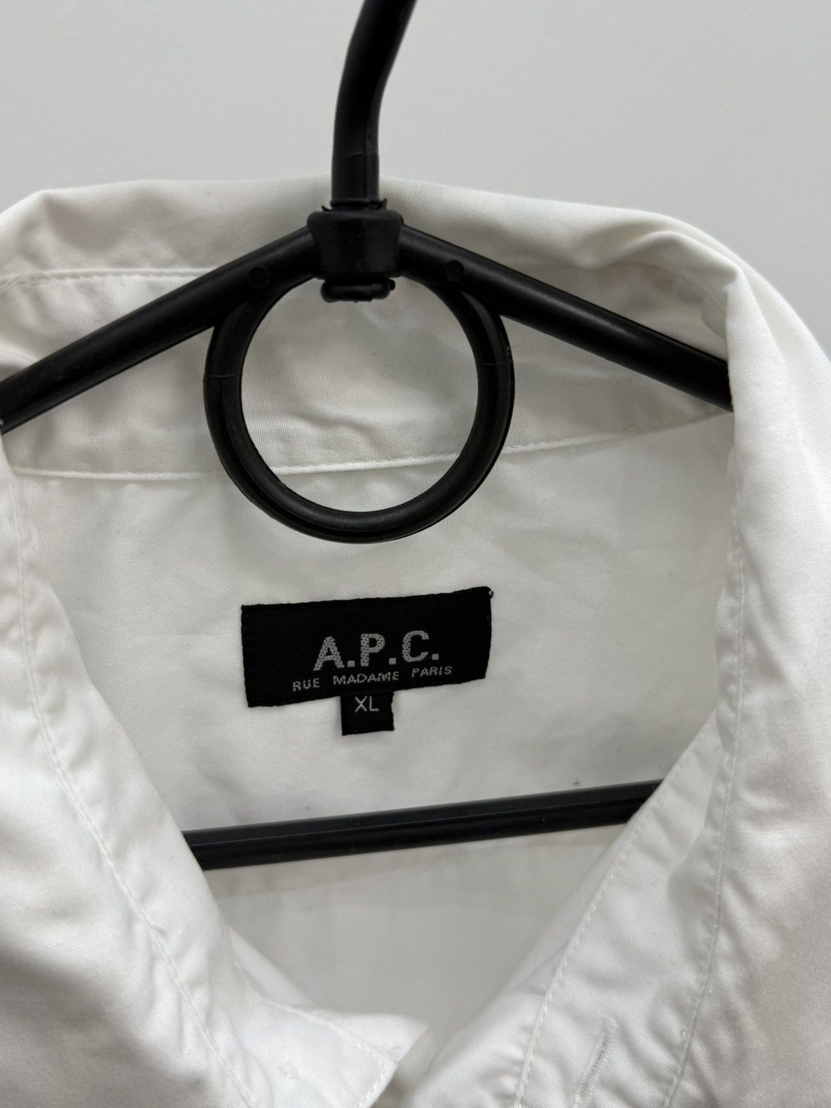 A.P.C. A.P.C. Classic White Cotton Button Up Shirt Size US XL / EU 56 / 4 - 3 Thumbnail