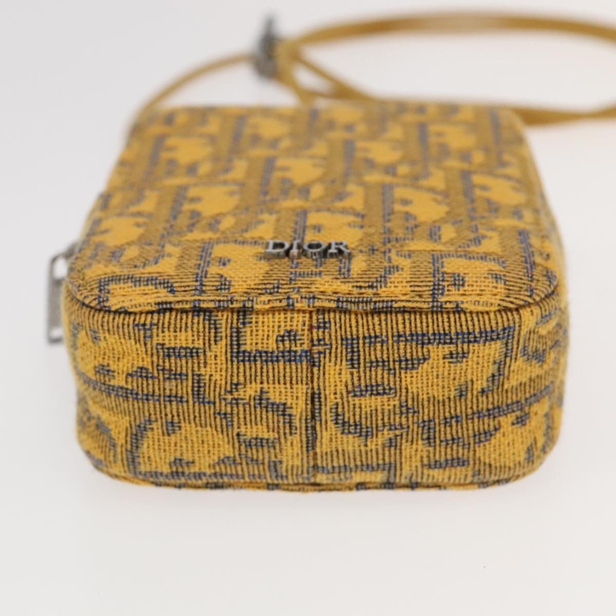 Dior DIOR Trotter Canvas Shoulder Bag Yellow Silver Size ONE SIZE - 9 Thumbnail