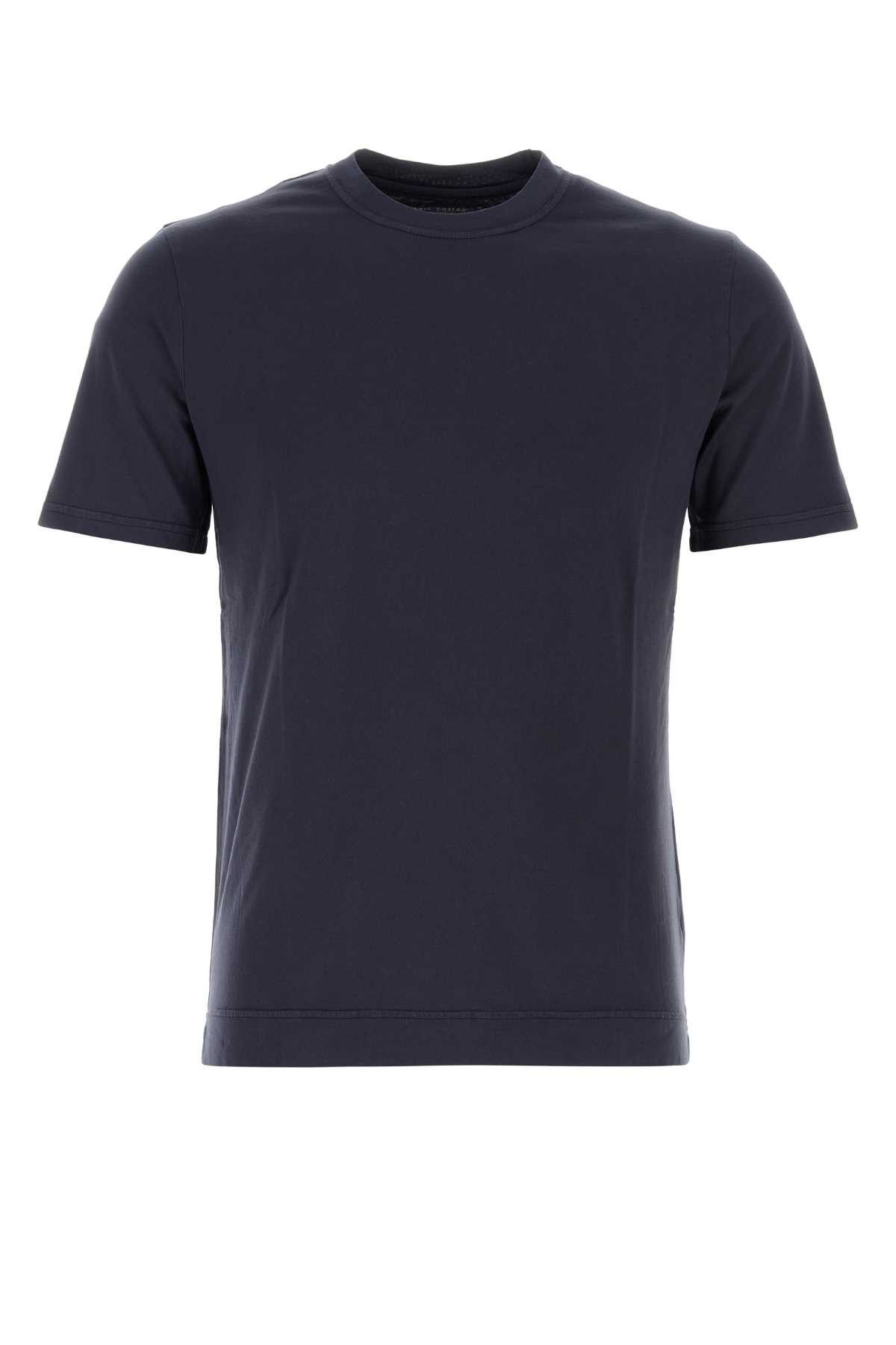 image of Fedeli Midnight Blue Cotton Extreme T-Shirt, Men's (Size XL)