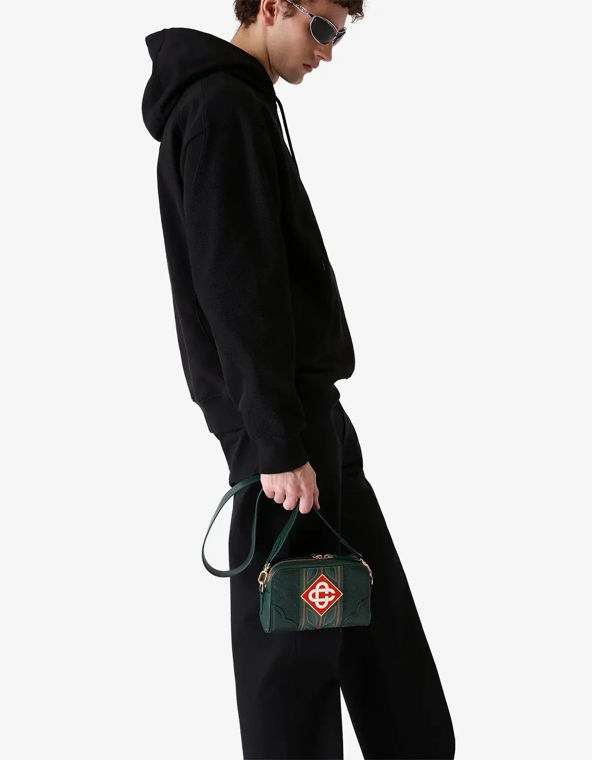 Casablanca Casablanca Green Monogram Crossbody Bag Size ONE SIZE - 2 Thumbnail