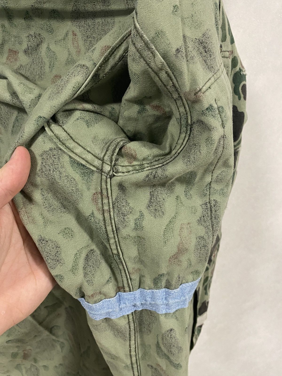 Vintage Vintage South Korea War Vietnam Era Duck Frog Camo Overshirt Size US S / EU 44-46 / 1 - 11 Thumbnail