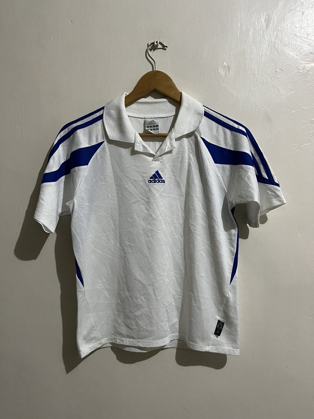 Adidas Vintage 00s Adidas Polo Shirt Y2k Size M / US 6-8 / IT 42-44 - 1 Thumbnail