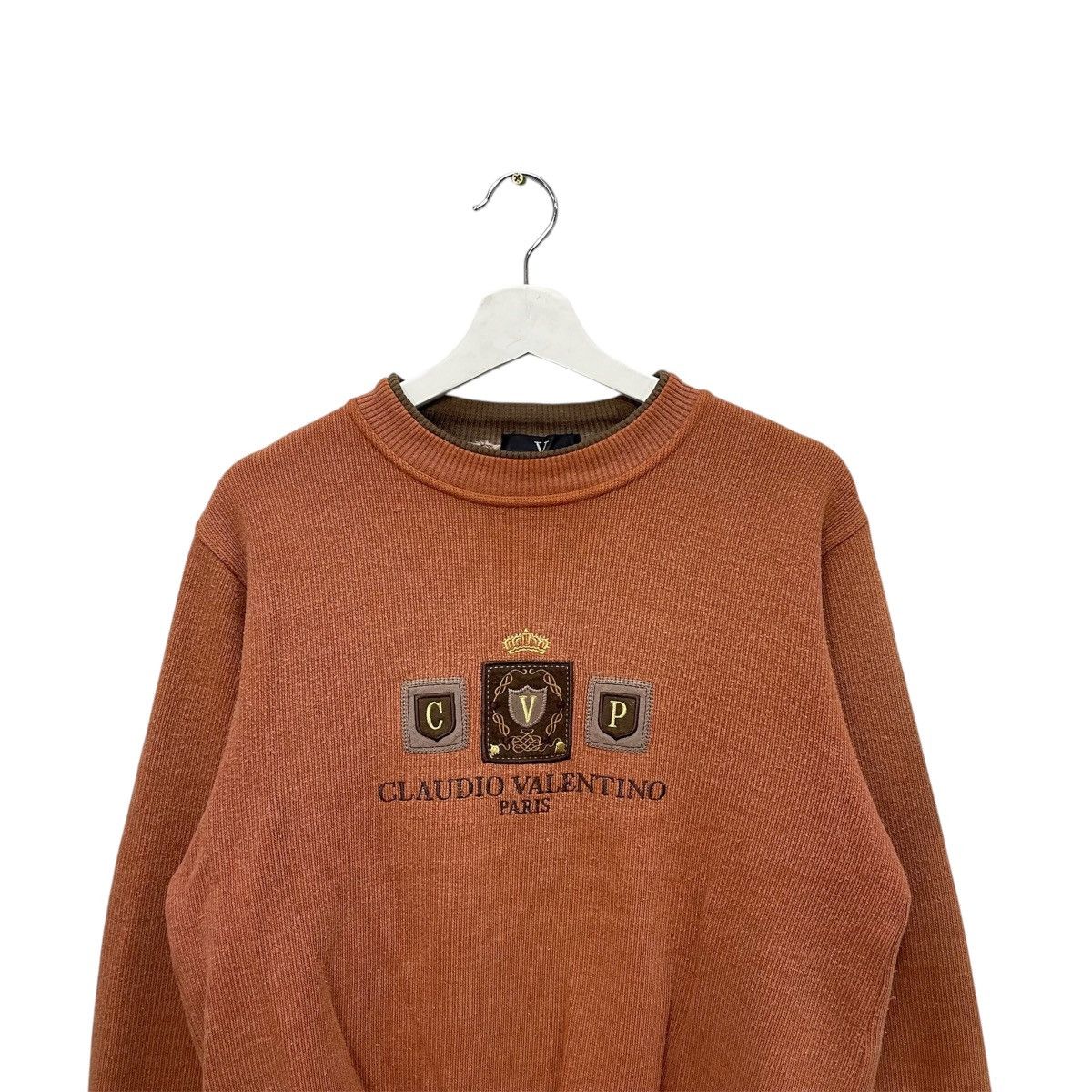 Vintage Vintage 80s claudio valentino paris very big logo embroidery Size US M / EU 48-50 / 2 - 2 Thumbnail