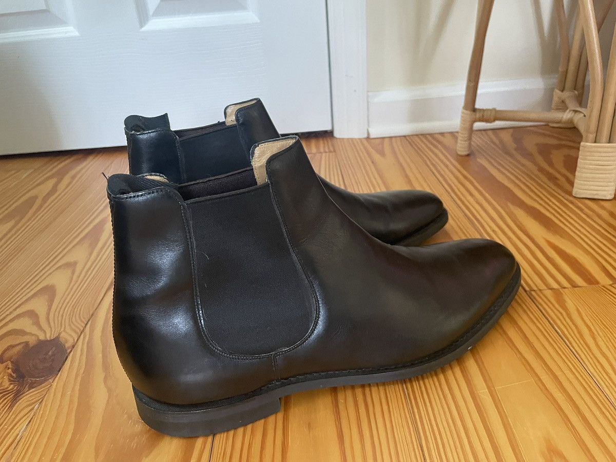 Church's Classic “Ely" Black Leather Chelsea Boots Size 105F / 10.5D Size US 11 / EU 44 - 6 Thumbnail