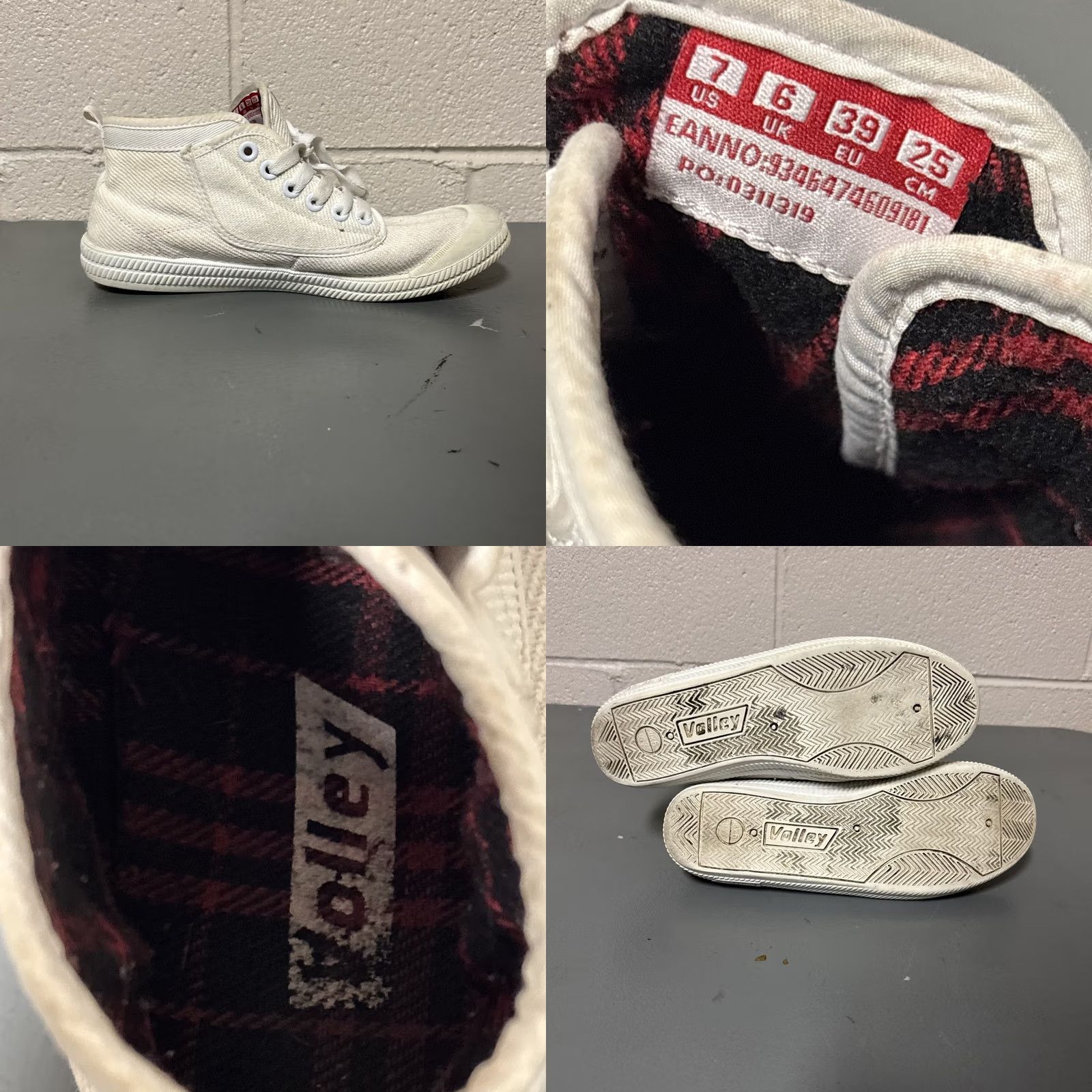 Vintage VINTAGE Volley High Leap Sneaker Mens 7 EU 39 All White Lace Up Unisex White Sneakers Mens Size 7 EU 39 Australia Volley High Leap Sneaker Size US 6 / EU 39 - 8 Thumbnail
