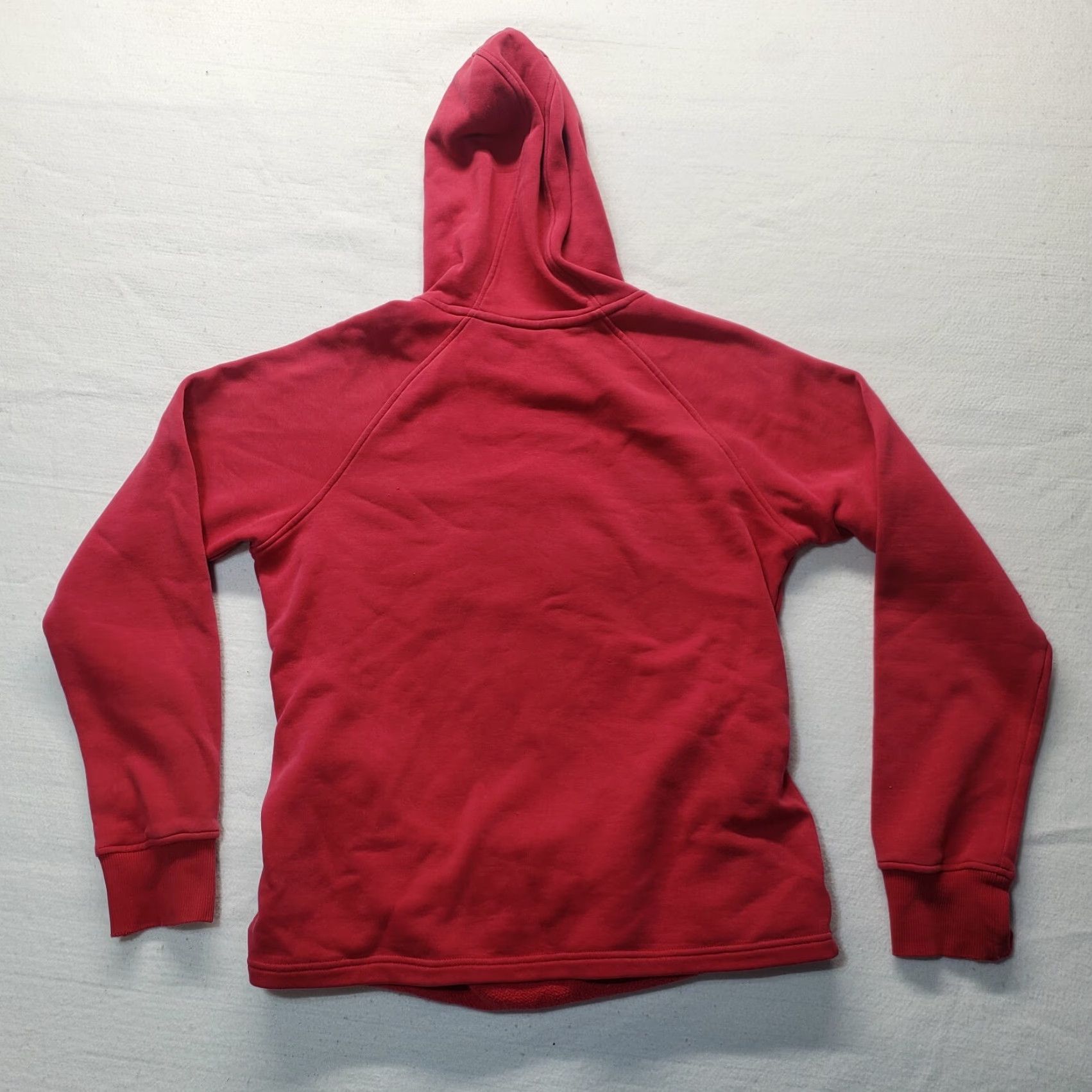 Adidas Adidas Hoodie Women's M Red Logo Pullover Jacket Long Sleeve Zip Front Pockets All Seasons Climawarm Winter Fall Spring Regular Size Type: Hoodie Size M / US 6-8 / IT 42-44 - 7 Thumbnail