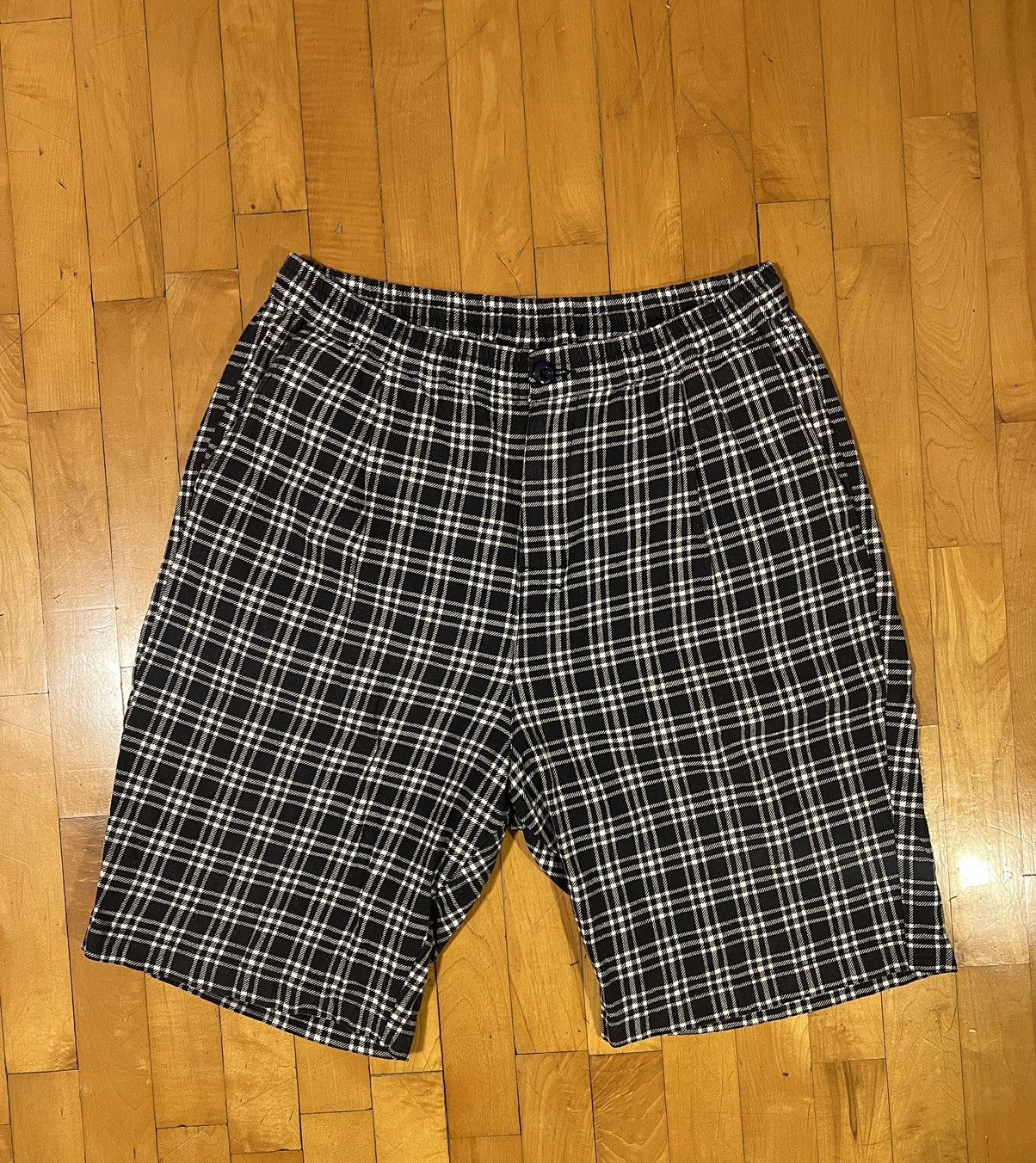 パンツ 80s stussy plaid shorts Stussy × Vintage Stussy Archive Patchwork Plaid Shorts | Grailed