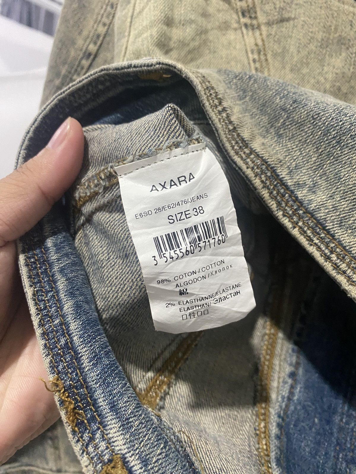 If Six Was Nine Japanese axara denim jacket vkei y2k grunge ppfm tornadomart Size S / US 4 / IT 40 - 6 Thumbnail