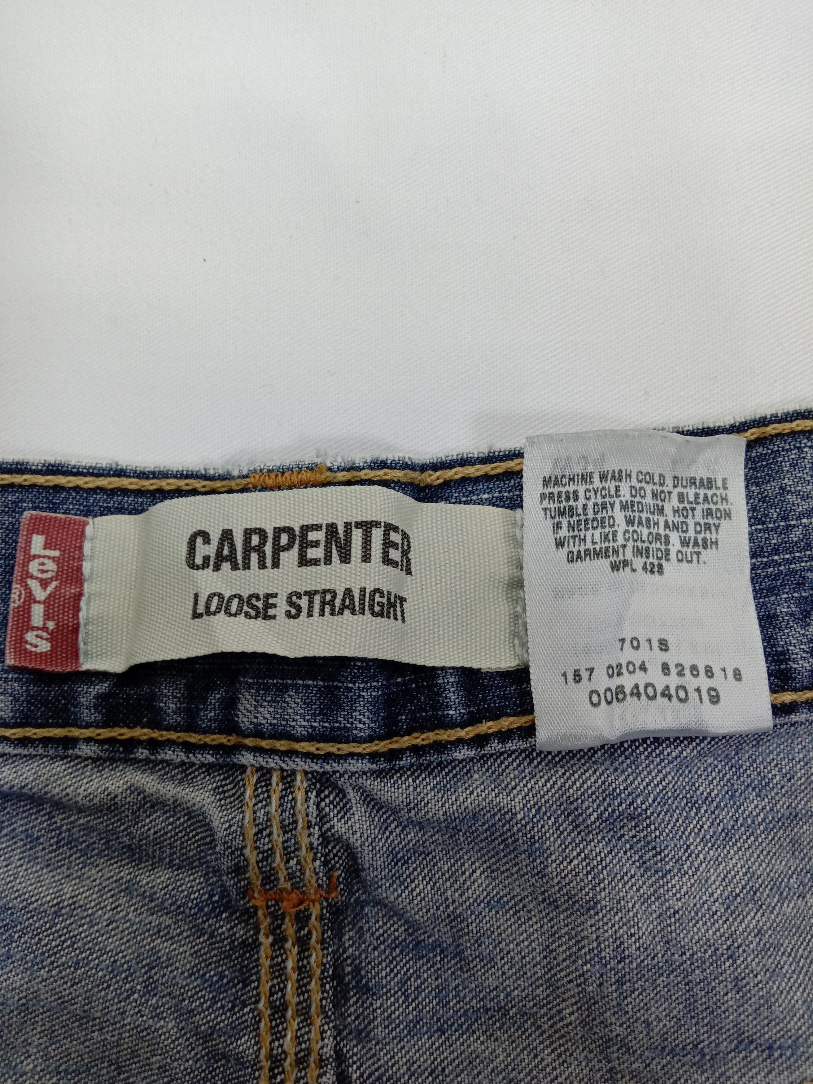 Levi's Vintage Levi's Carpenter Loose Straight Jeans Size US 34 / EU 50 - 13 Thumbnail