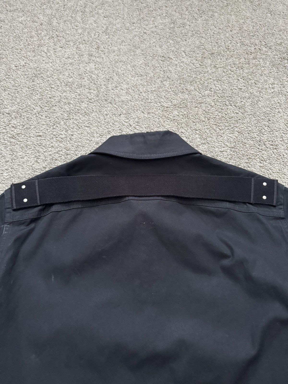 Rick Owens FW21 Rick Owens Mainline Belted Military Cargo Jacket Size US S / EU 44-46 / 1 - 12 Thumbnail
