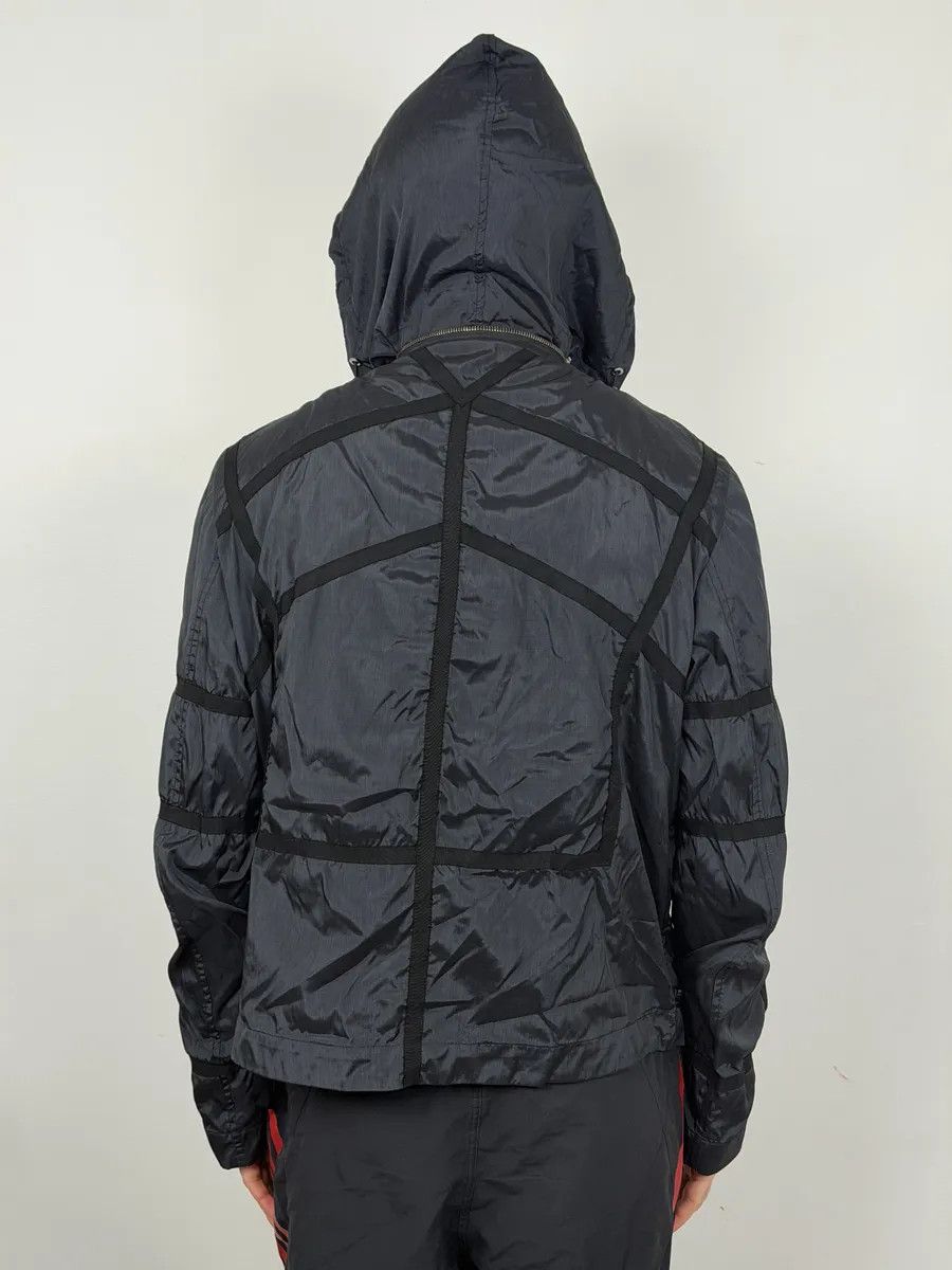 Versace 2000s Versace Bondage Black Hooded Jacket Size US L / EU 52-54 / 3 - 3 Thumbnail