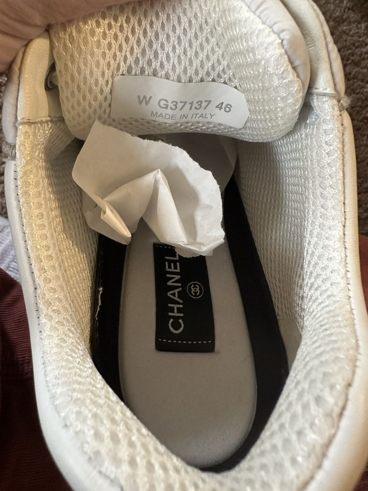 Chanel Chanel Suede Low Top Sneakers Size US 12 / EU 45 - 8 Thumbnail
