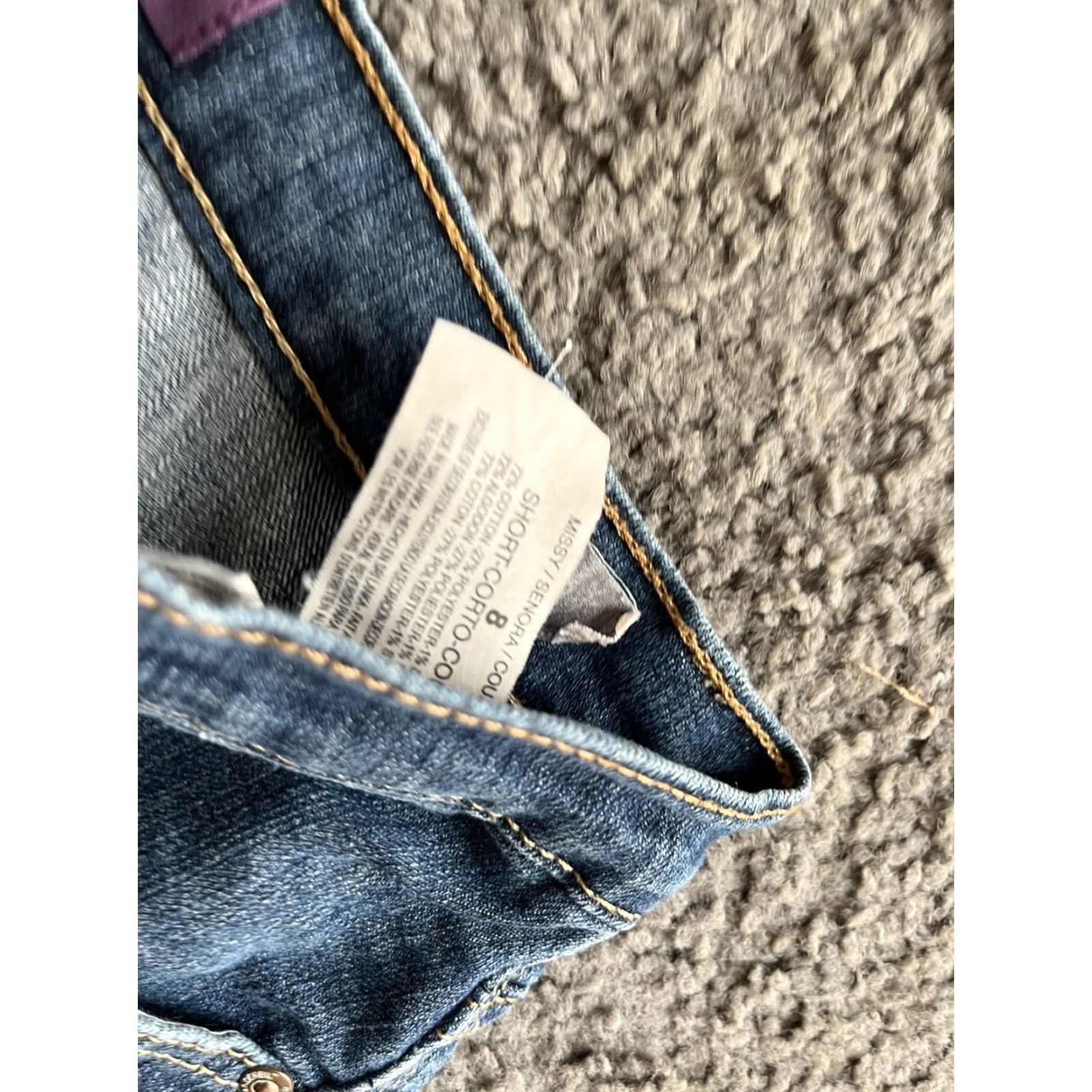 Gloria Vanderbilt Gloria Vanderbilt Jeans Womens Size 8 Short Blue Straight Leg Amanda Dark Wash Denim Size 30" / US 8 / IT 44 - 5 Thumbnail