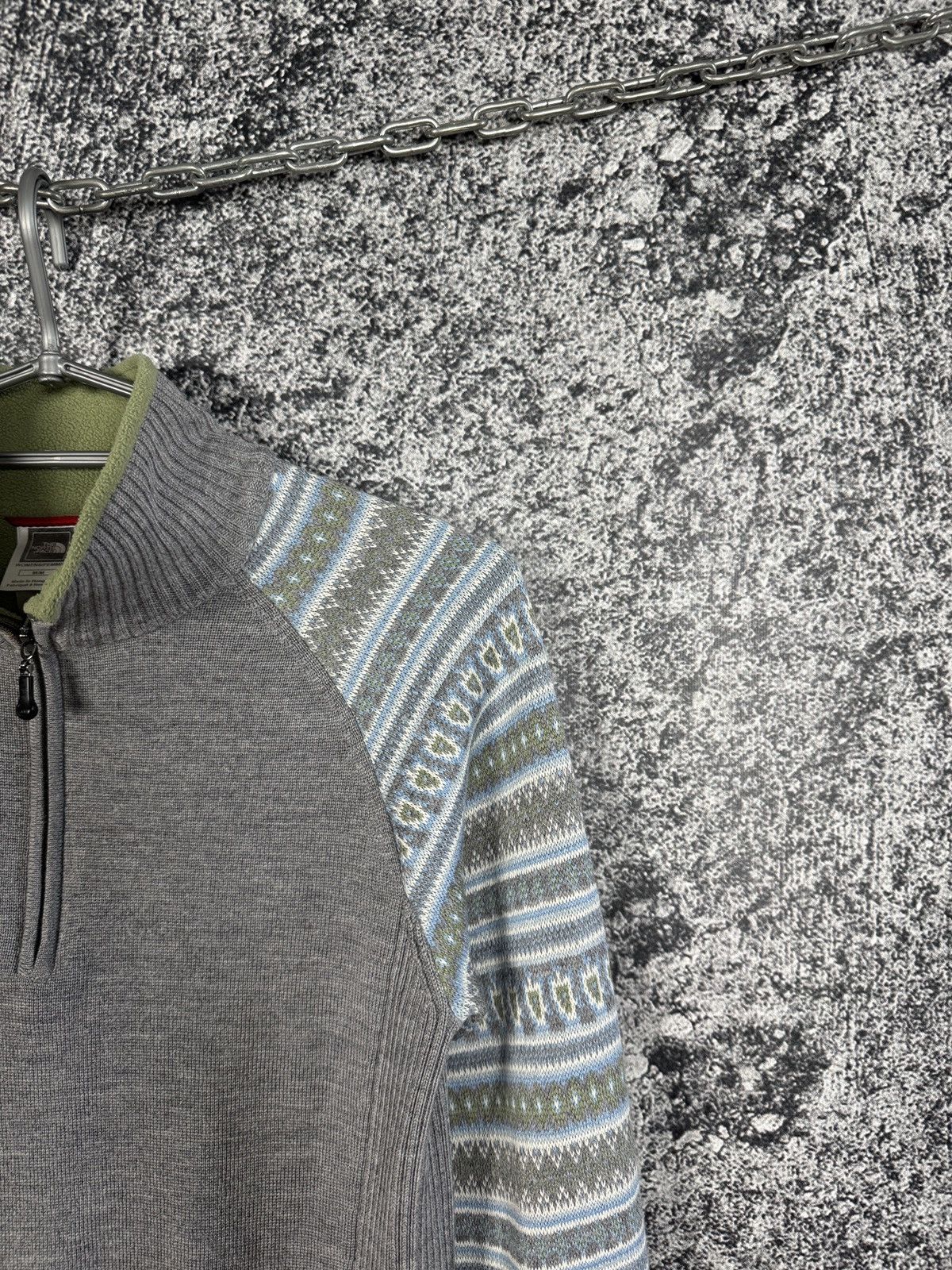 The North Face The North Face Fair Isle Wool Sweater 1/4 Zip Nordic Knit M Size M / US 6-8 / IT 42-44 - 2 Thumbnail