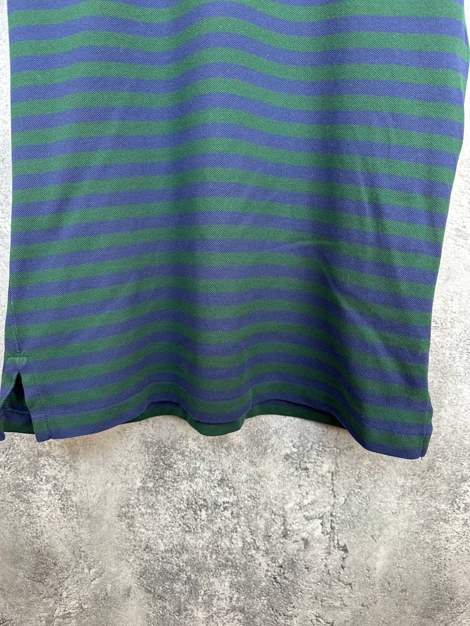 Polo Ralph Lauren Polo Ralph Lauren Polo Shirt Striped SS Green/Navy Slim Fit Size US S / EU 44-46 / 1 - 6 Thumbnail