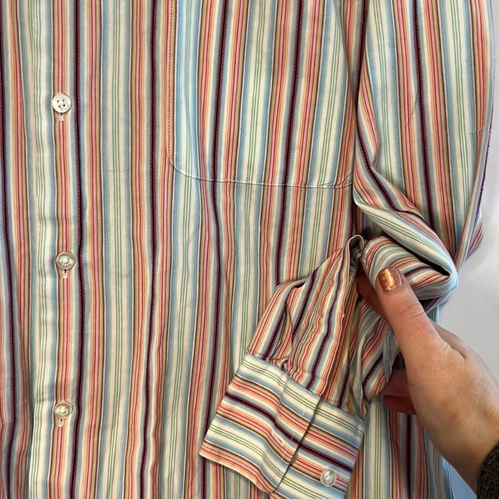 Guy Laroche Guy Laroche Paris Multicolored Button Down Shirt Men L Size US L / EU 52-54 / 3 - 5 Thumbnail