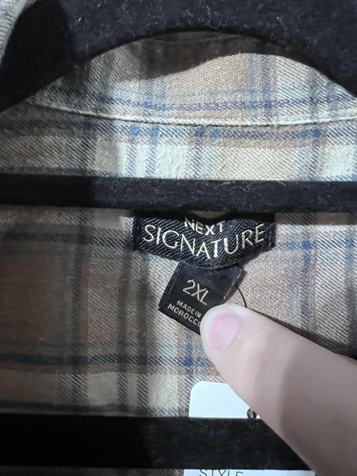 NEXT Next Signature Checked Shirt – XXL (Chest 48–50”) Size US XXL / EU 58 / 5 - 3 Thumbnail