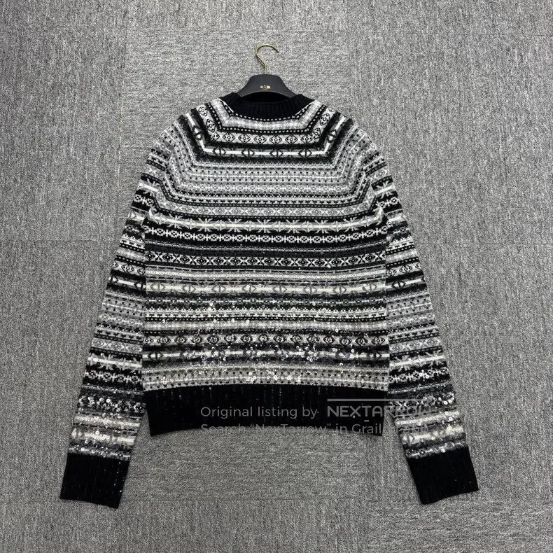 Dior Dior Sequined Beaded Knitwear sweater Size US S / EU 44-46 / 1 - 5 Thumbnail