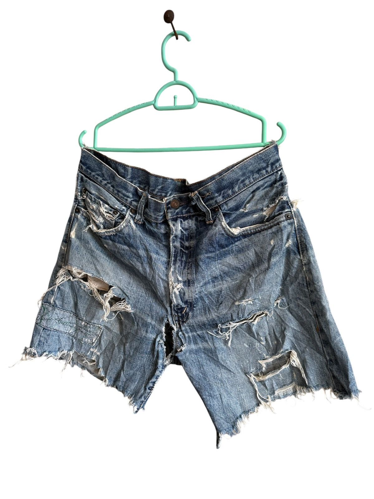 Levi's Vintage Clothing Vintage Levi's 501 Big E Talon Short Size US 33 - 3 Thumbnail