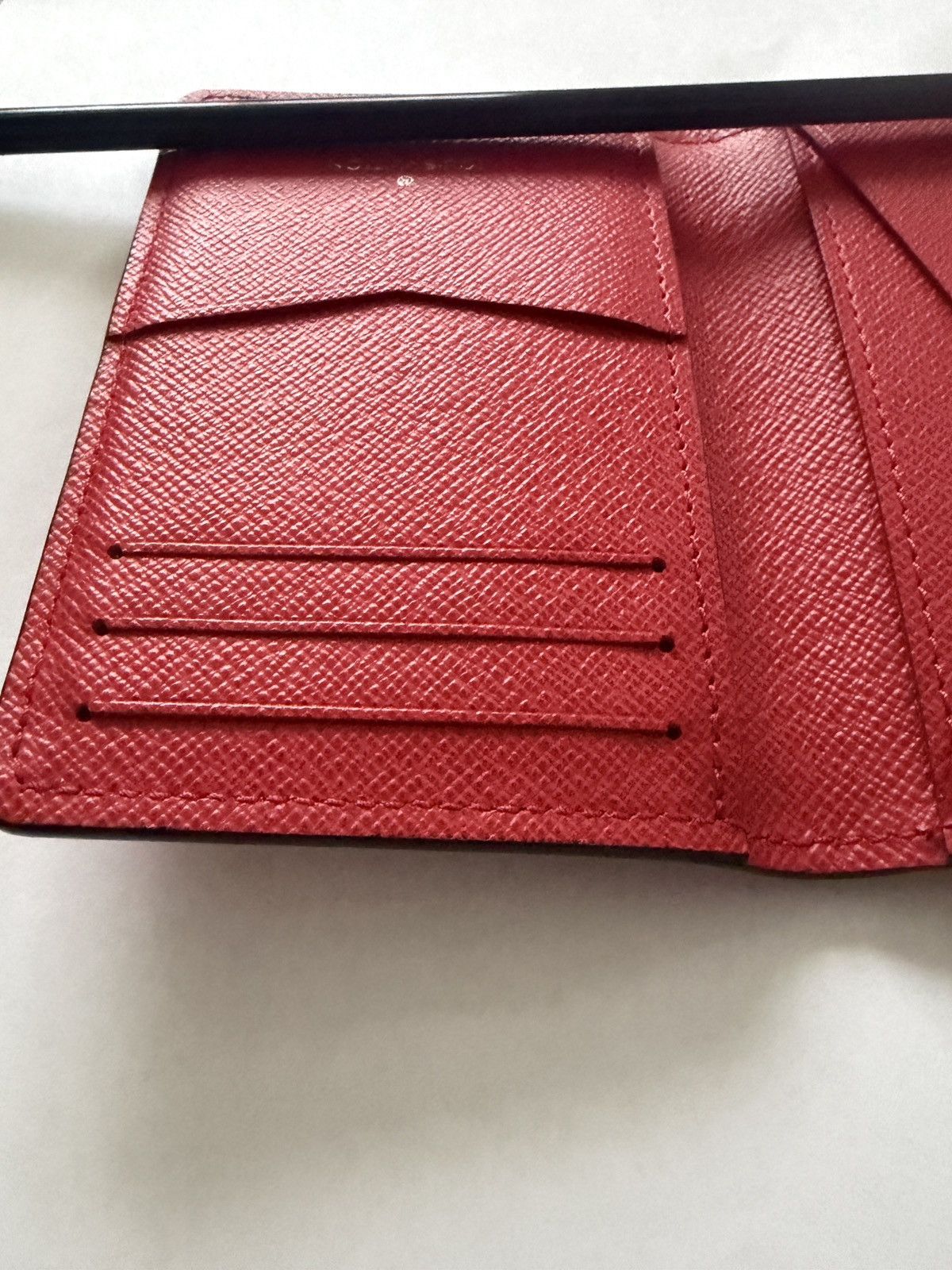 Louis Vuitton × Supreme Louis Vuitton x Supreme Red Epi Pocket Organizer Wallet Size ONE SIZE - 4 Thumbnail