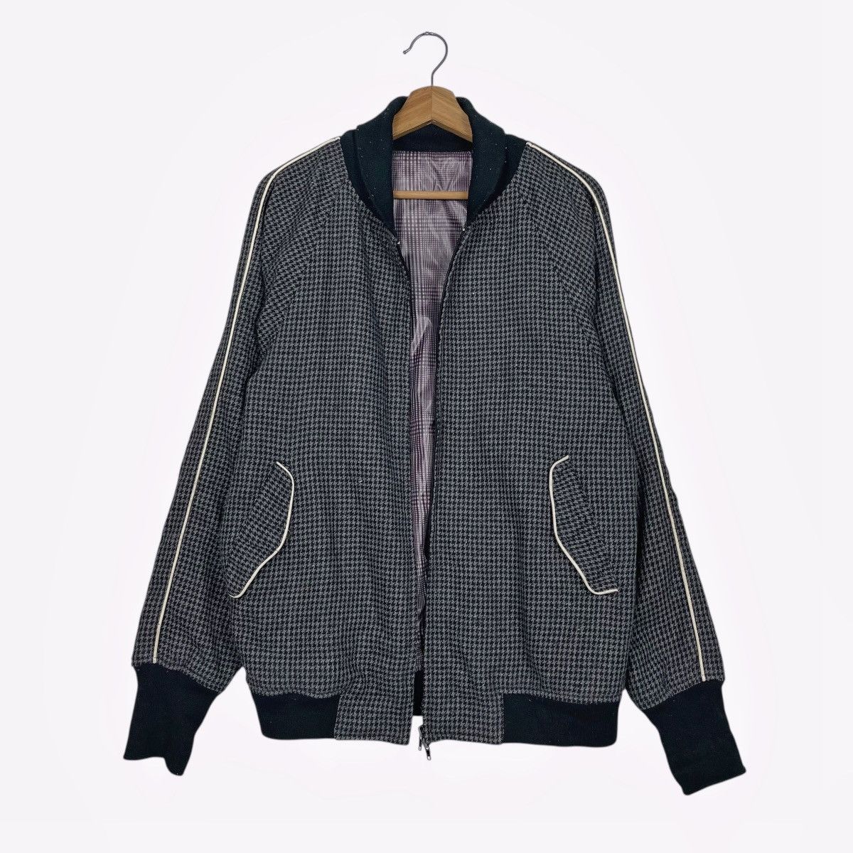 Japanese Brand Japanese Brand Octopus Army Houndstooth Zipper Bomber Size US M / EU 48-50 / 2 - 1 Thumbnail