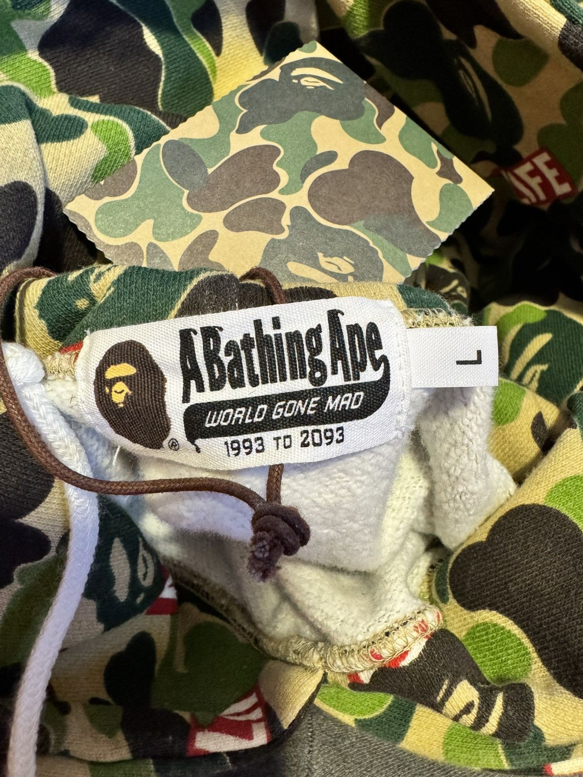 Alife × Bape Bape x Alife Shark Pullover Hoodie Size US L / EU 52-54 / 3 - 4 Thumbnail