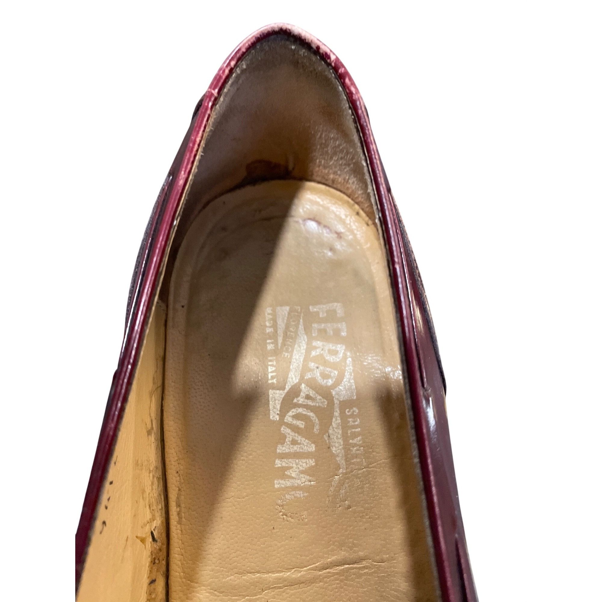 Salvatore Ferragamo Salvatore Ferragamo mens burgandy leather tassled oxford sho Size US 12 / EU 45 - 9 Thumbnail