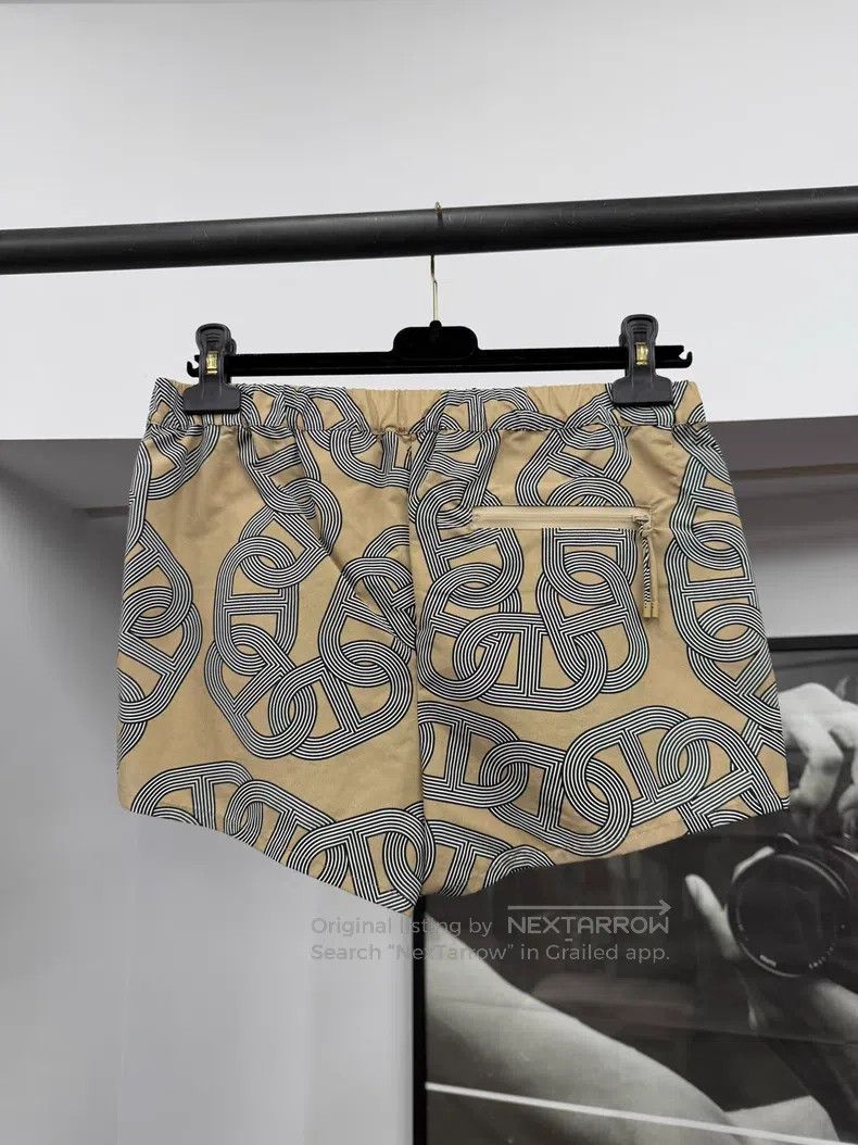 Hermes Hermes Khaki Pig Nose Printed Windbreaker Jacket and Short Size XS / US 0-2 / IT 36-38 - 4 Thumbnail