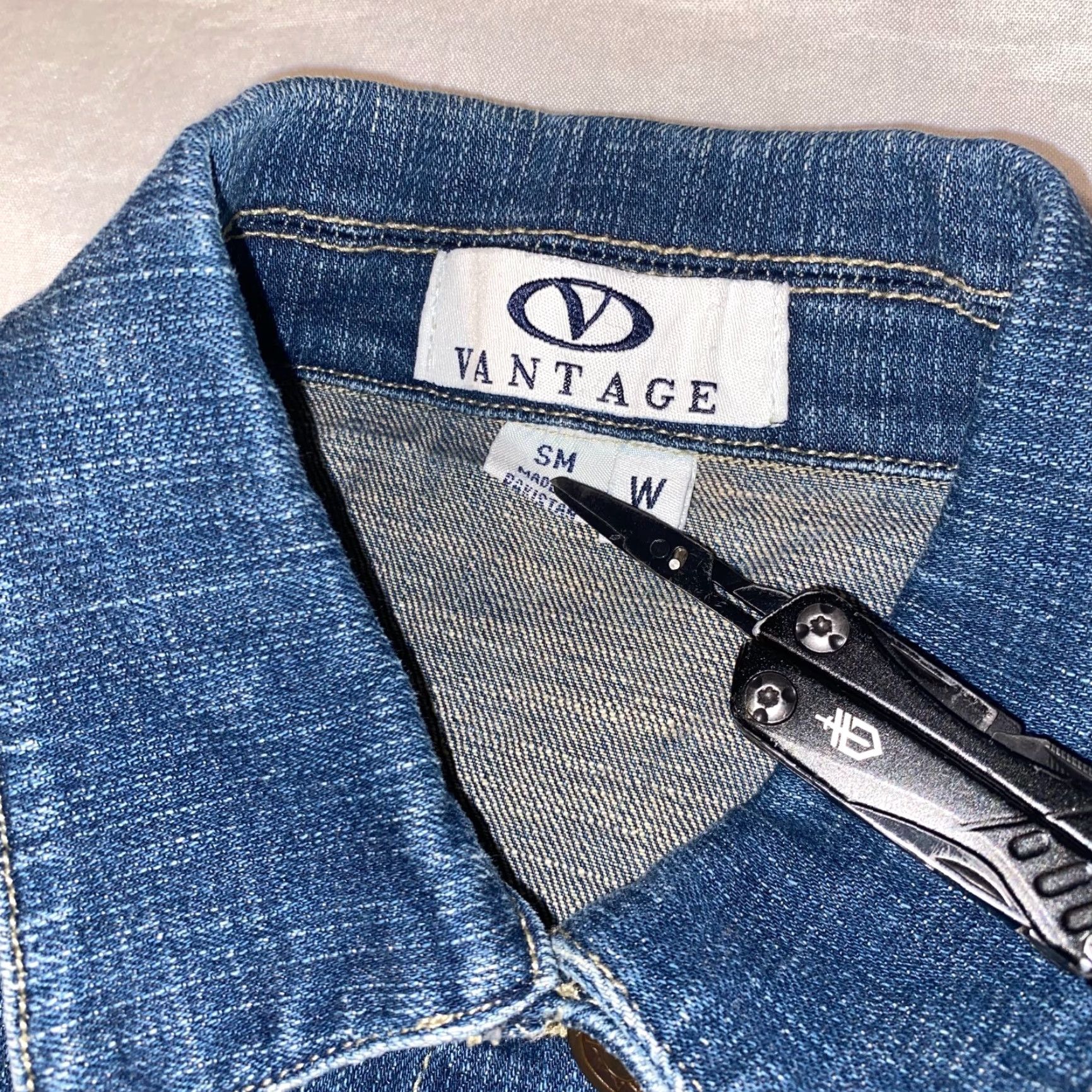 Denime Timber Creek Ranch Women's Western Vantage Denim Jean Jacket Small Size 28" / US 6 / IT 42 - 2 Thumbnail
