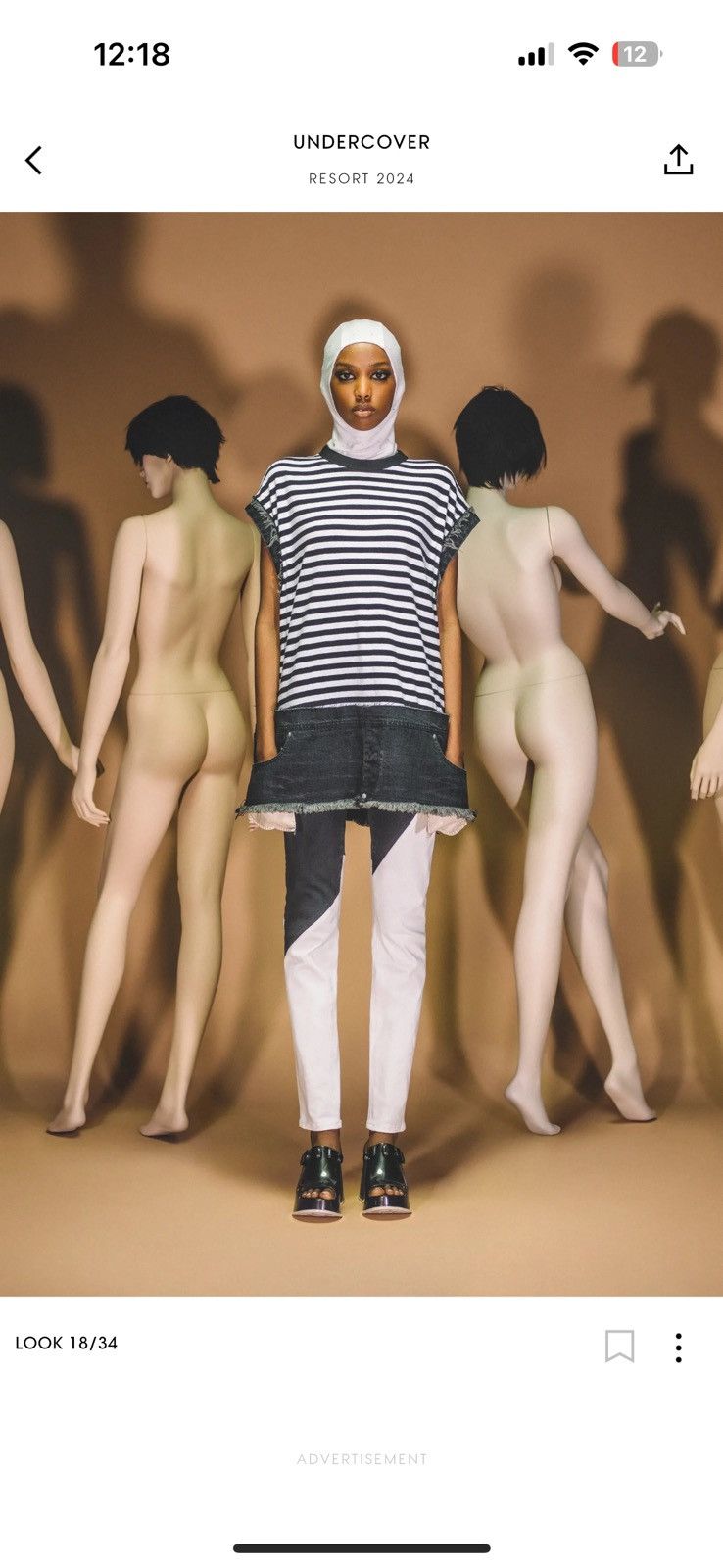 Jun Takahashi × Undercover Undercover resort 2024 mini dress /top Size S / US 4 / IT 40 - 8 Thumbnail