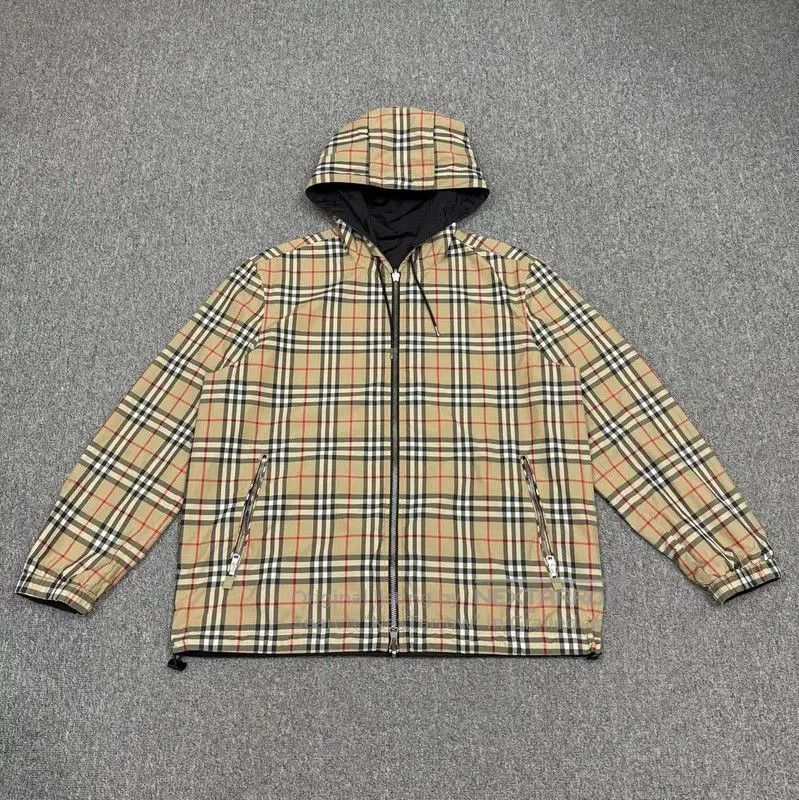 Burberry Burberry Men's Black Polyester Jacket. Size US XL / EU 56 / 4 - 2 Thumbnail