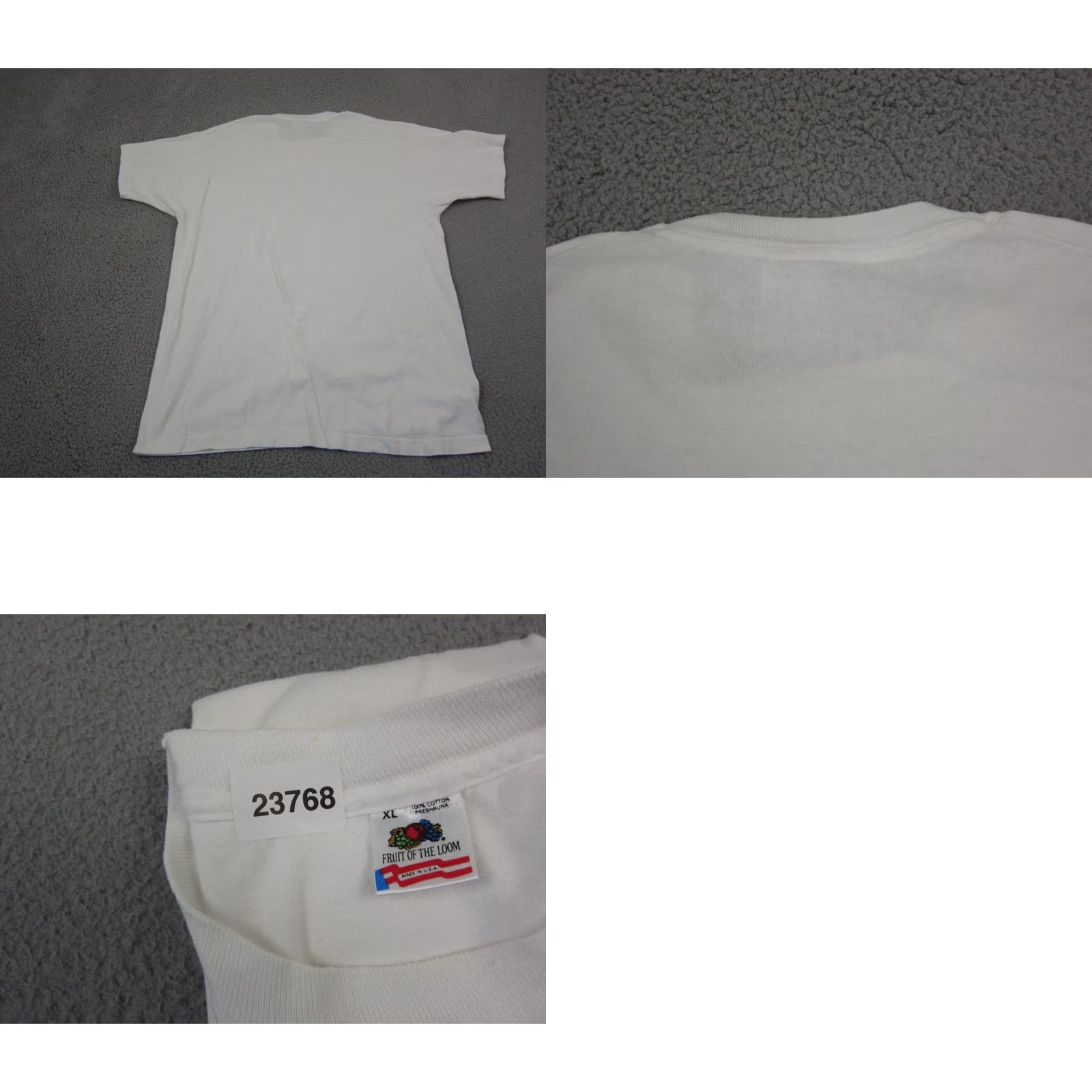 Fruit Of The Loom VINTAGE Fruit of the Loom 80s Basketball Shirt Mens XL White Made in USA Champs Size US XL / EU 56 / 4 - 9 Thumbnail