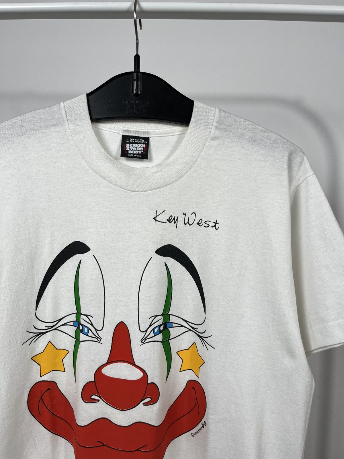 Other Vintage Key West Clown T-Shirt Screen Stars Single Stitch Size US L / EU 52-54 / 3 - 4 Thumbnail