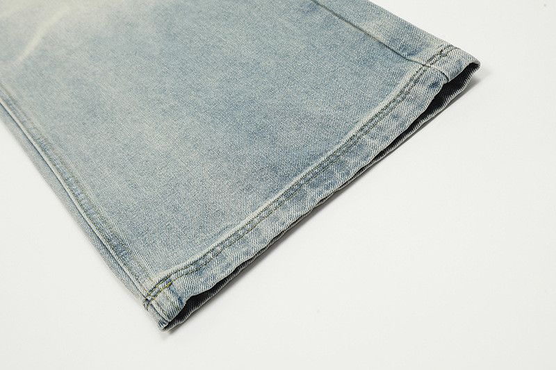 Jean Retro men's oversized street casual washed wide-leg jeans Size US 32 / EU 48 - 6 Thumbnail