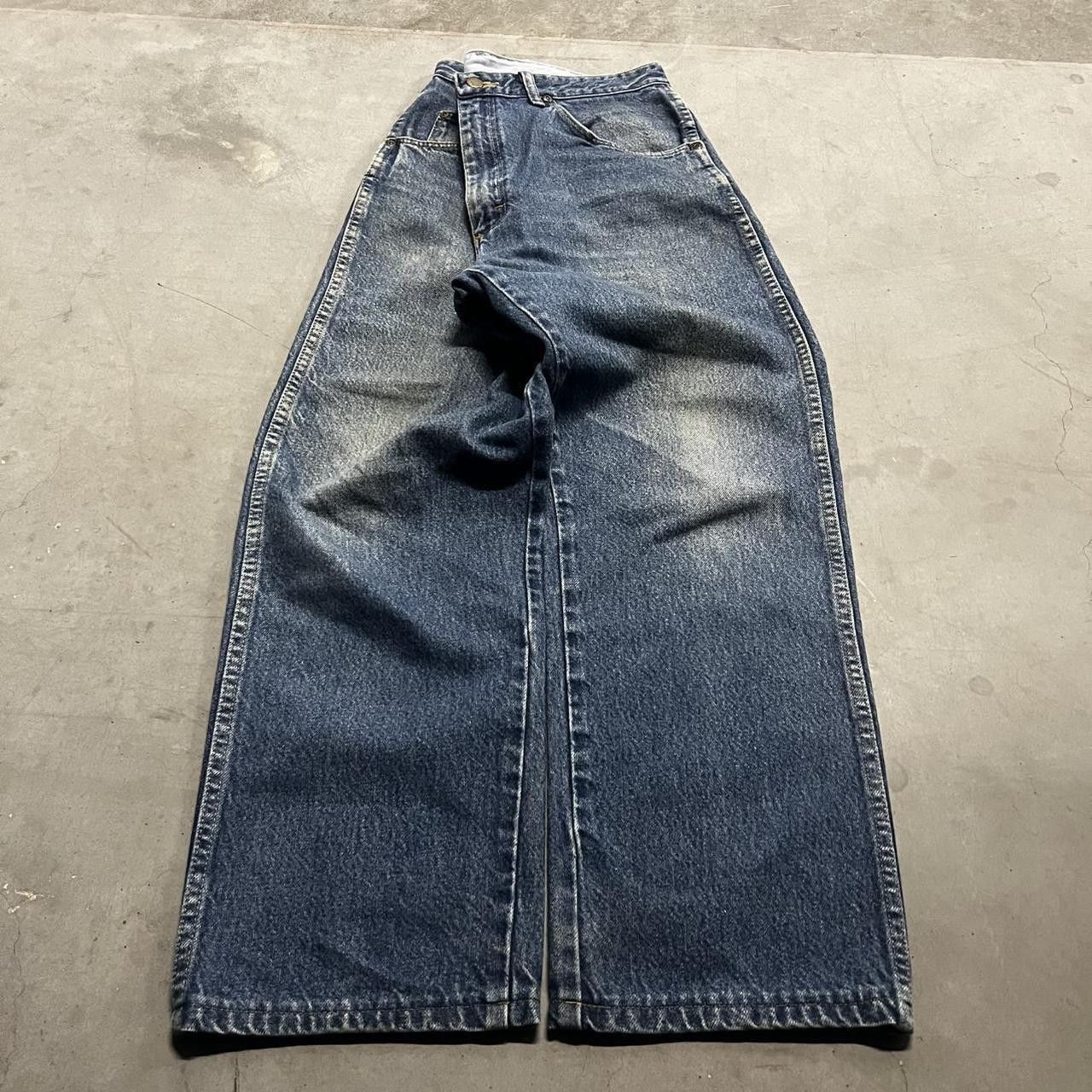 Vintage Crazy Vintage Y2K/2000s Workwear Streetwear Medium Wash Denim Jeans! Size US 34 / EU 50 - 3 Thumbnail