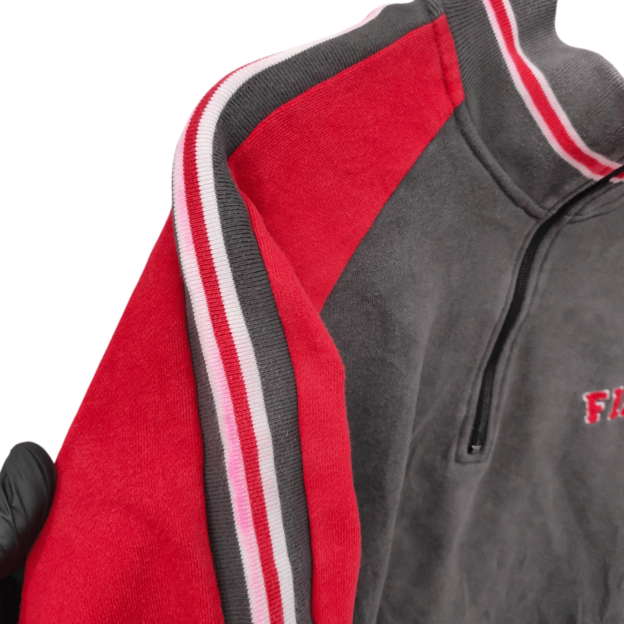 Fila Y2K Fila Quarter Zip Sweater Medium Vintage l Size US M / EU 48-50 / 2 - 6 Thumbnail