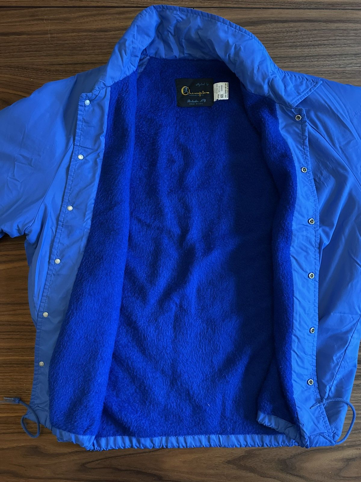 Champion 1960 Deadstock Iconic Coach Jacket in Blue NyLine Size US L / EU 52-54 / 3 - 3 Thumbnail