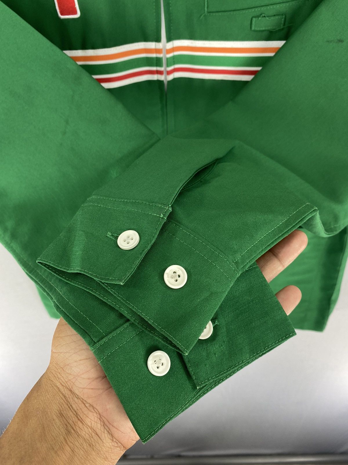 Japanese Brand Vintage Y2k 7-Eleven Zipper Embroidered Logo Shirt Size US S / EU 44-46 / 1 - 12 Thumbnail