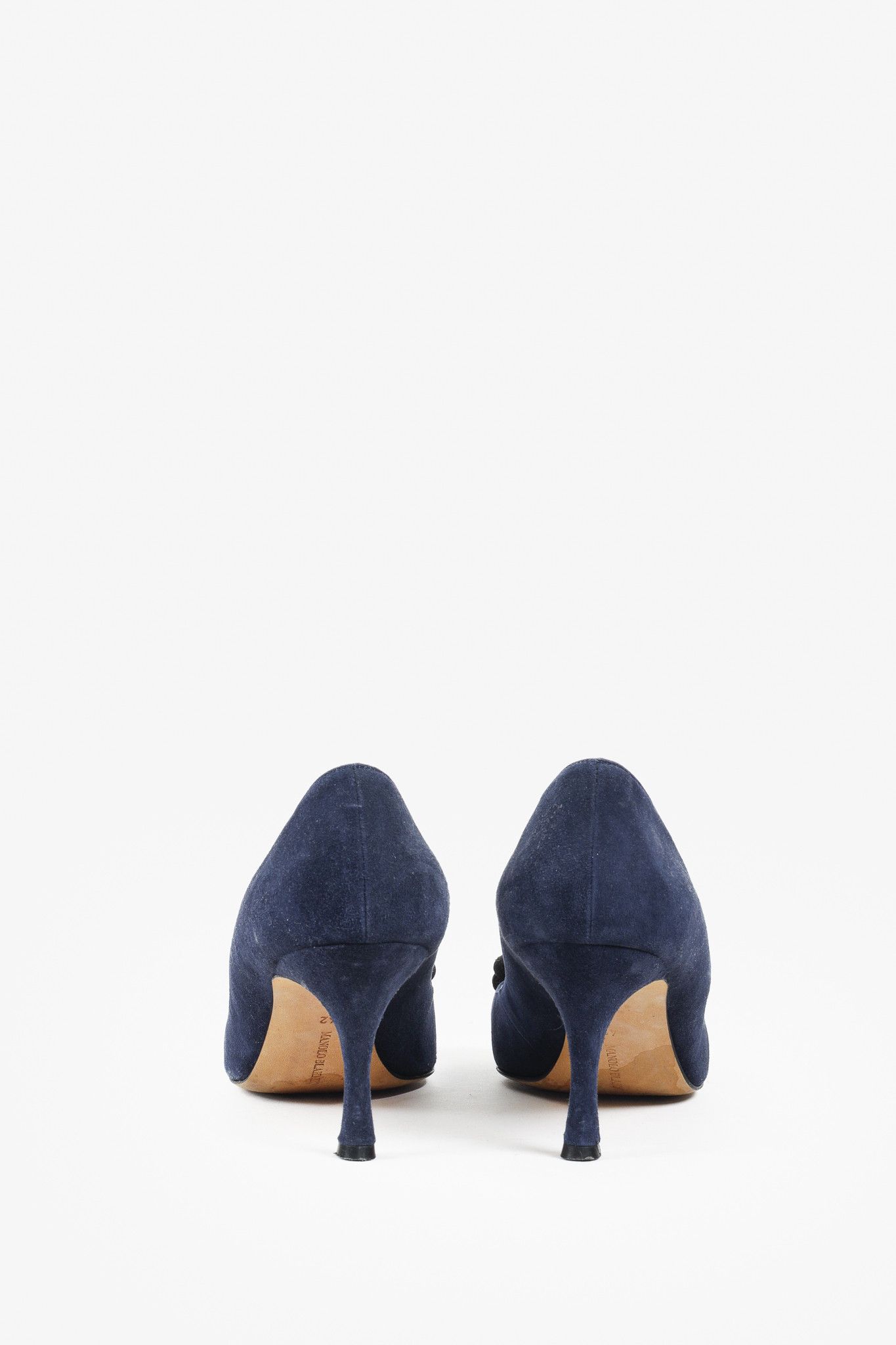 Manolo Blahnik Manolo Blahnik Lisane Bow Pumps Size US 11 / IT 41 - 3 Thumbnail