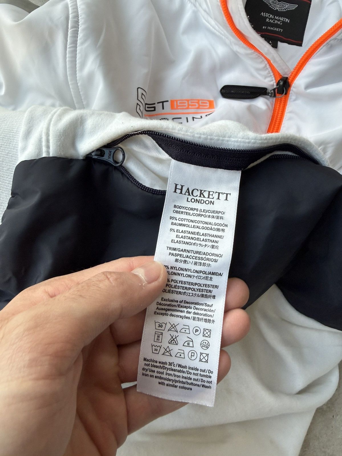 Vintage Vintage Aston Martin Hackett Racing Jacket Size L Size US L / EU 52-54 / 3 - 9 Thumbnail