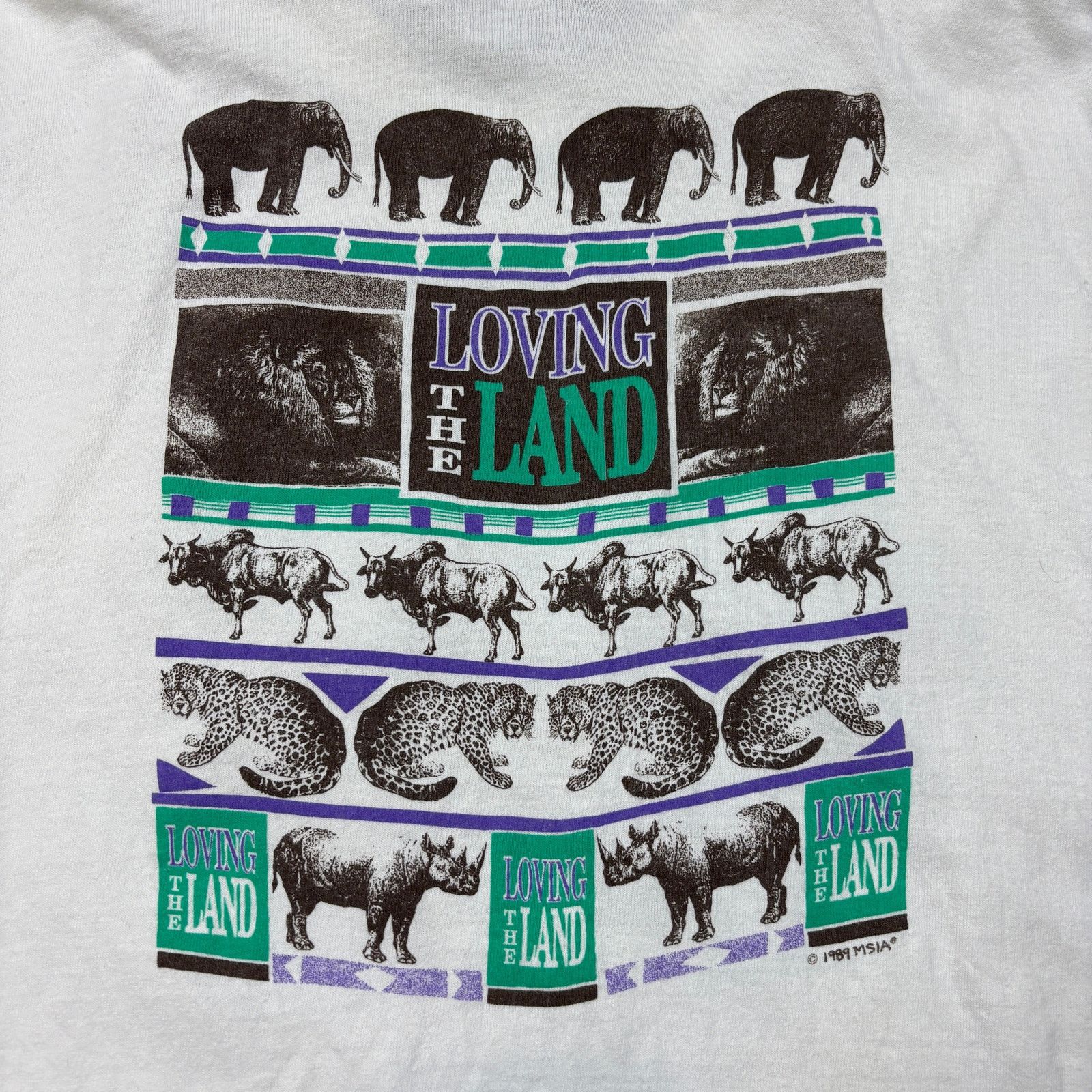 Vintage VTG 80s Peace Seminary Africa Tour Loving The Land Shirt XL Size US XL / EU 56 / 4 - 5 Thumbnail