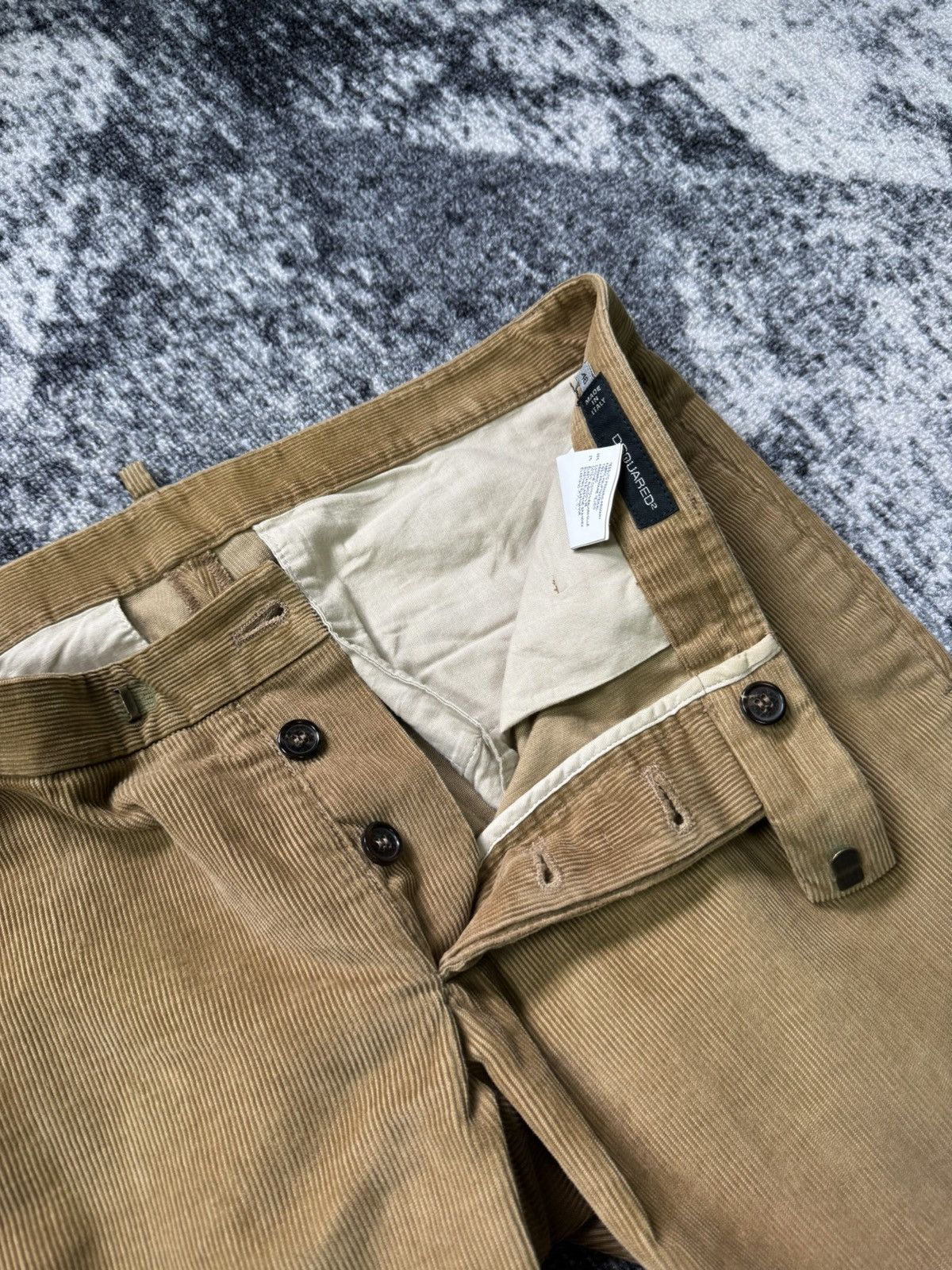 Dsquared2 Vintage Dsquared2 Classic Straight-cut Corduroy Trousers Size US 28 / EU 44 - 5 Thumbnail