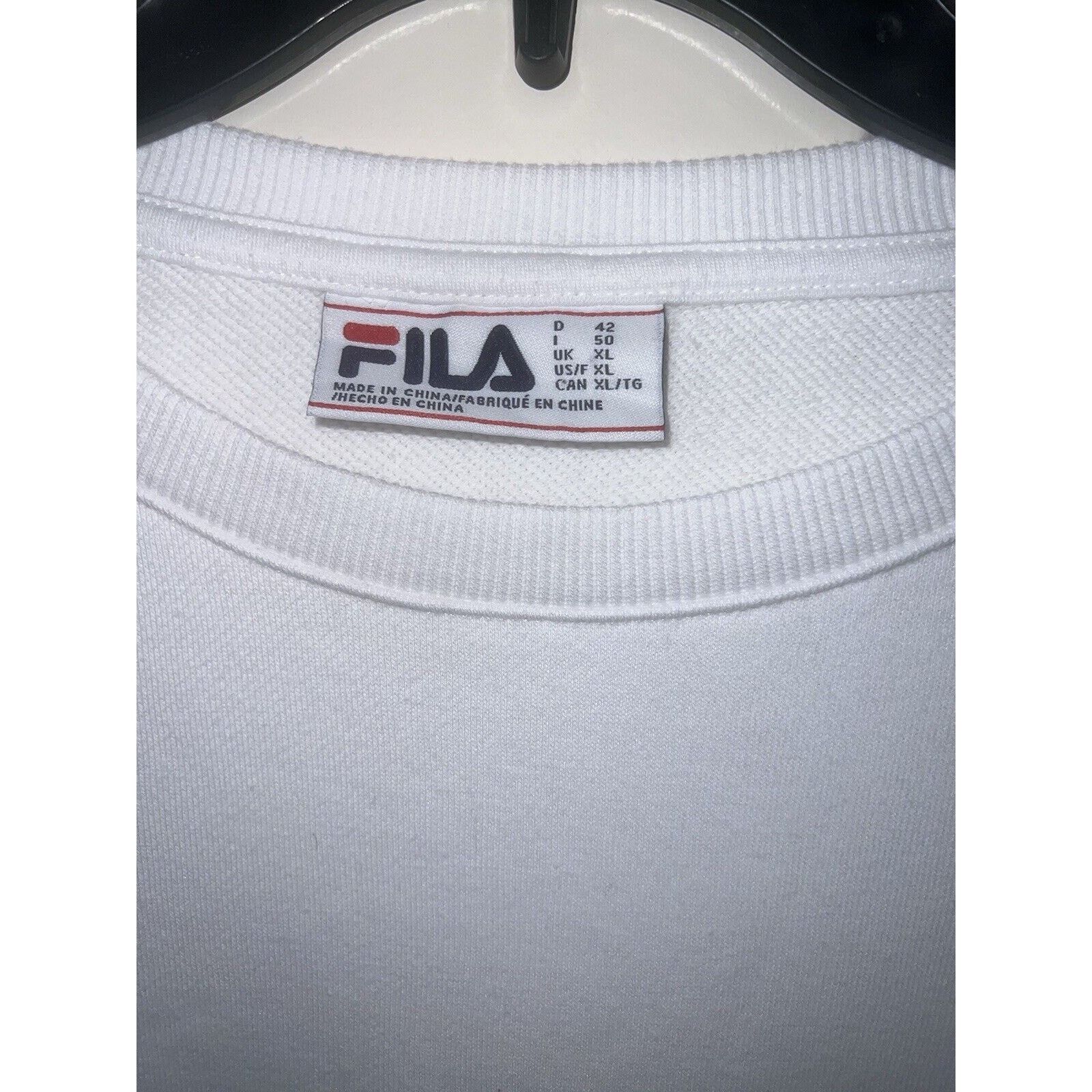 Fila Vintage FILA Sweatshirt Womens XL Stretch French Terry Size XL / US 12-14 / IT 48-50 - 3 Thumbnail