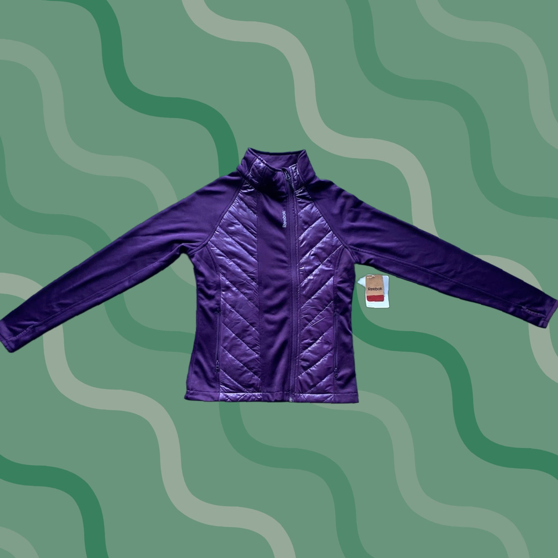 Reebok Reebok Jacket Women XS Purple Sport Size XS / US 0-2 / IT 36-38 - 1 Thumbnail