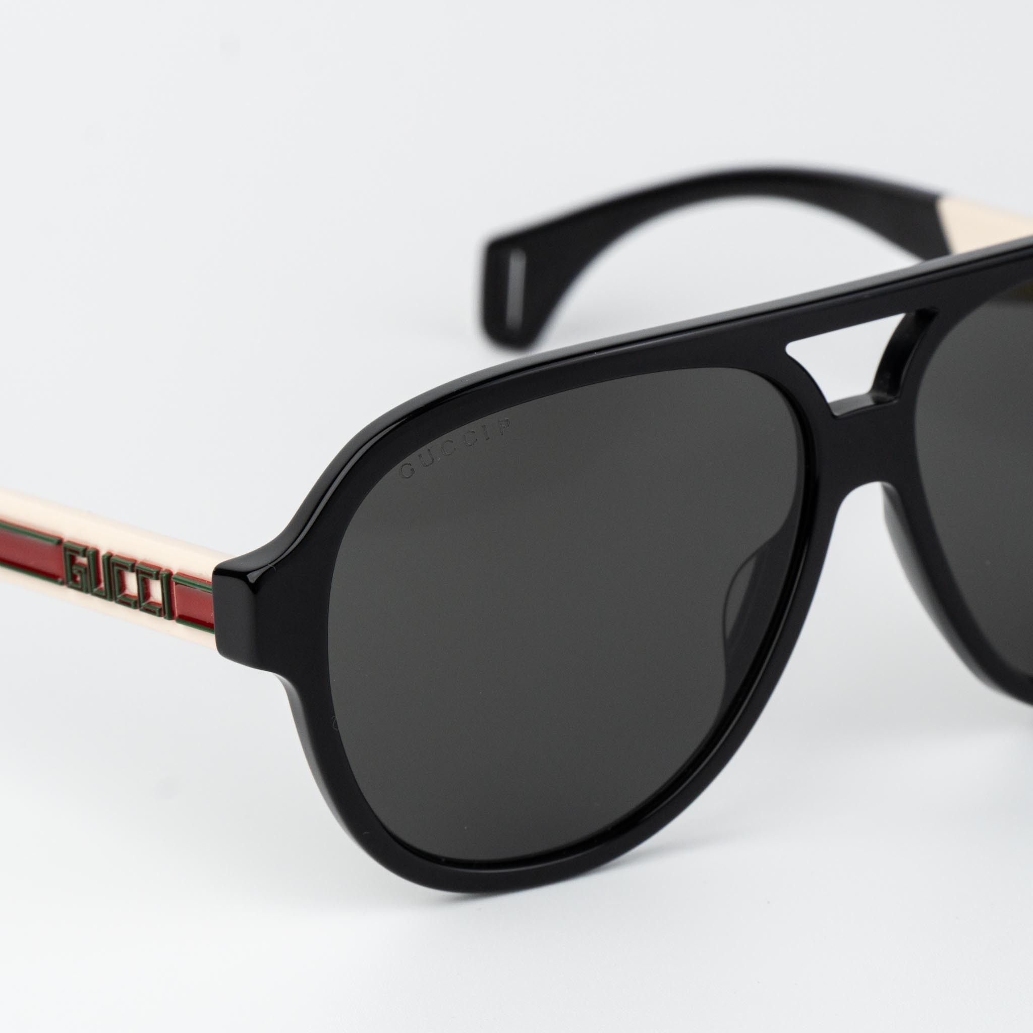 Gucci Gucci Men Sunglasses Black Pilot GG0463S 002 NEW AUTHENTIC Size ONE SIZE - 6 Thumbnail
