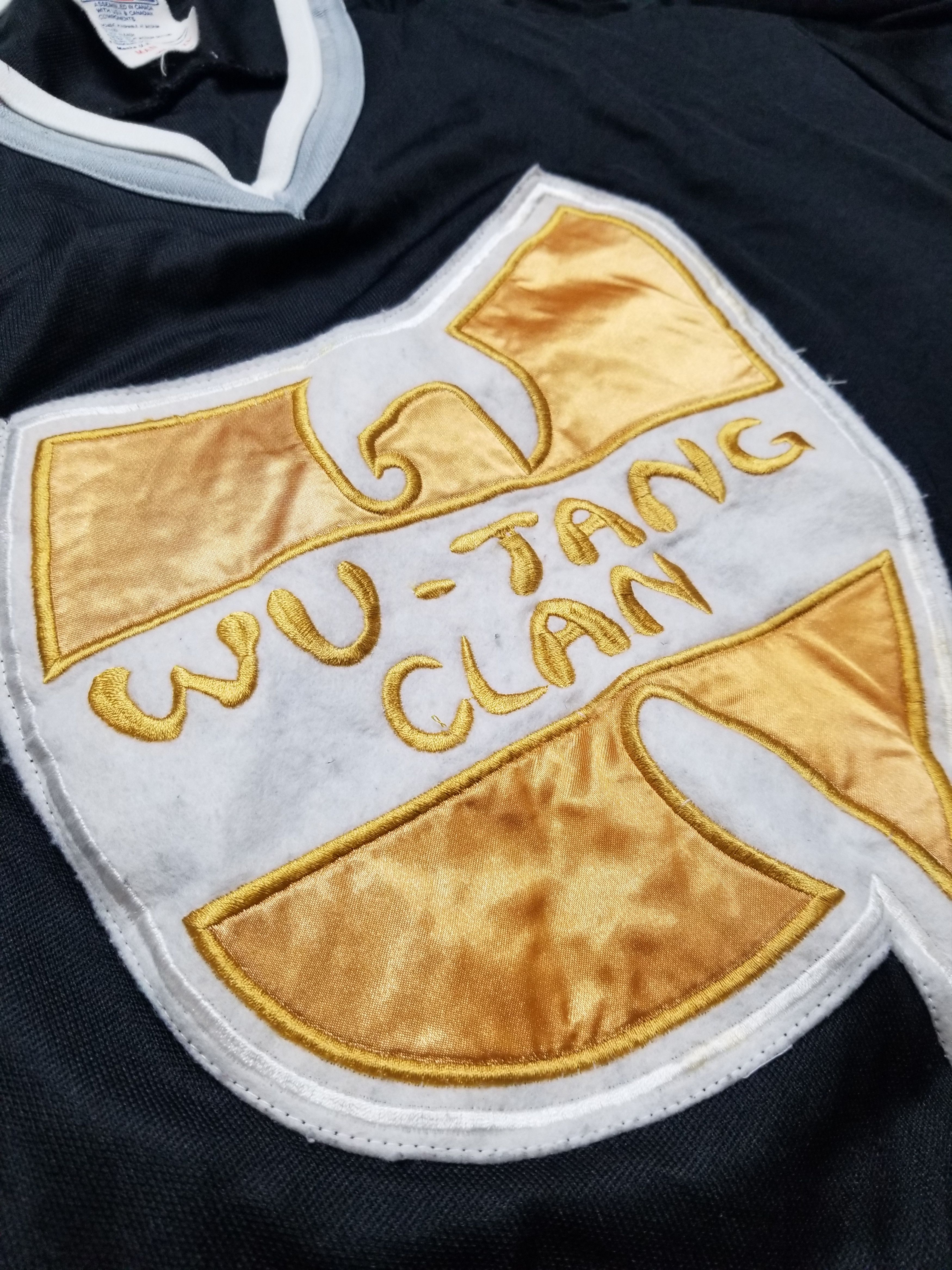 Ccm CCM Maska Wu-Tang Men’s 90’s Vintage Black and White Hockey Size US XL / EU 56 / 4 - 9 Thumbnail