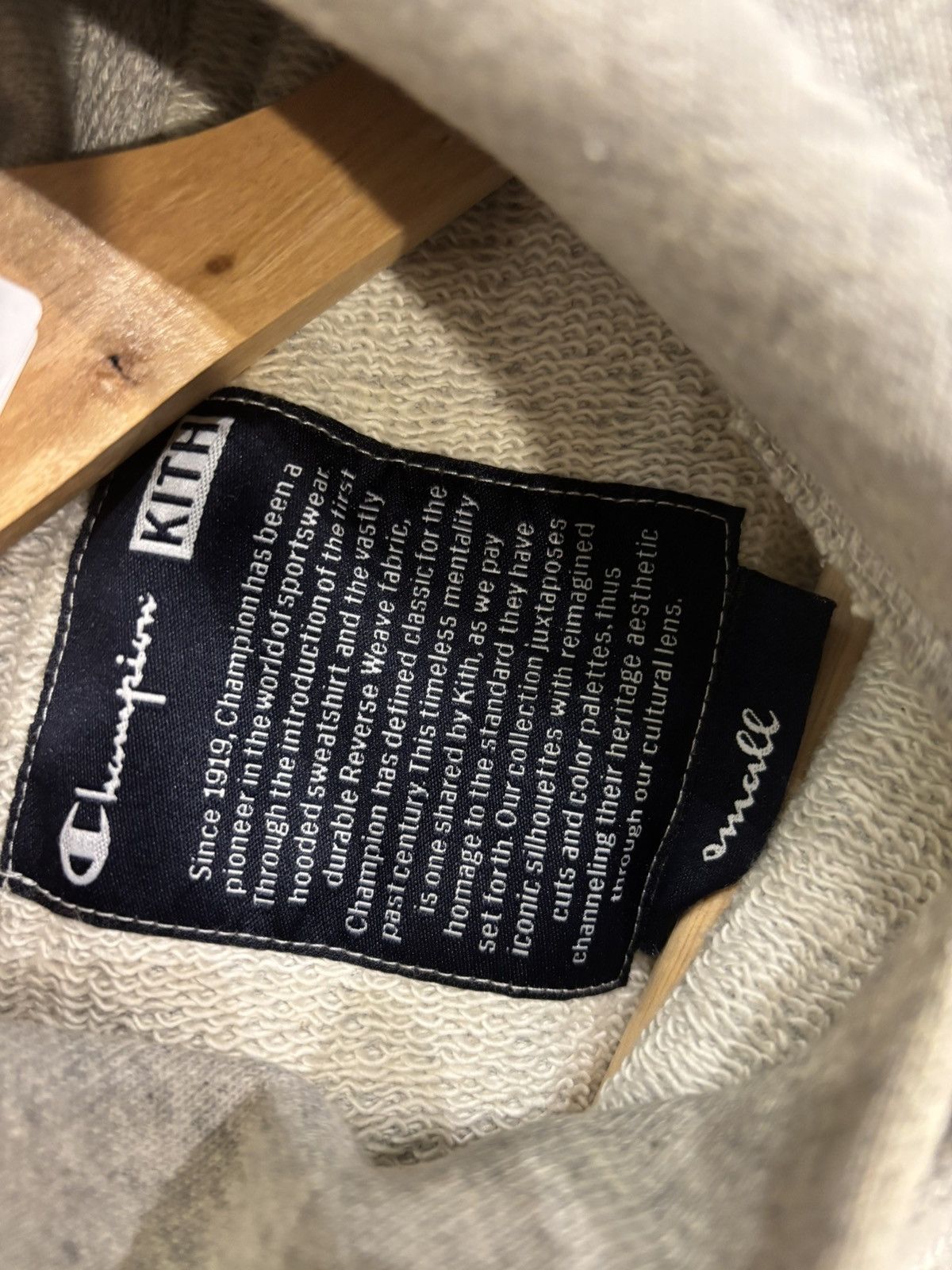 Champion × Kith Kith X Champion Extended Hoodie - Grey Size US S / EU 44-46 / 1 - 3 Thumbnail